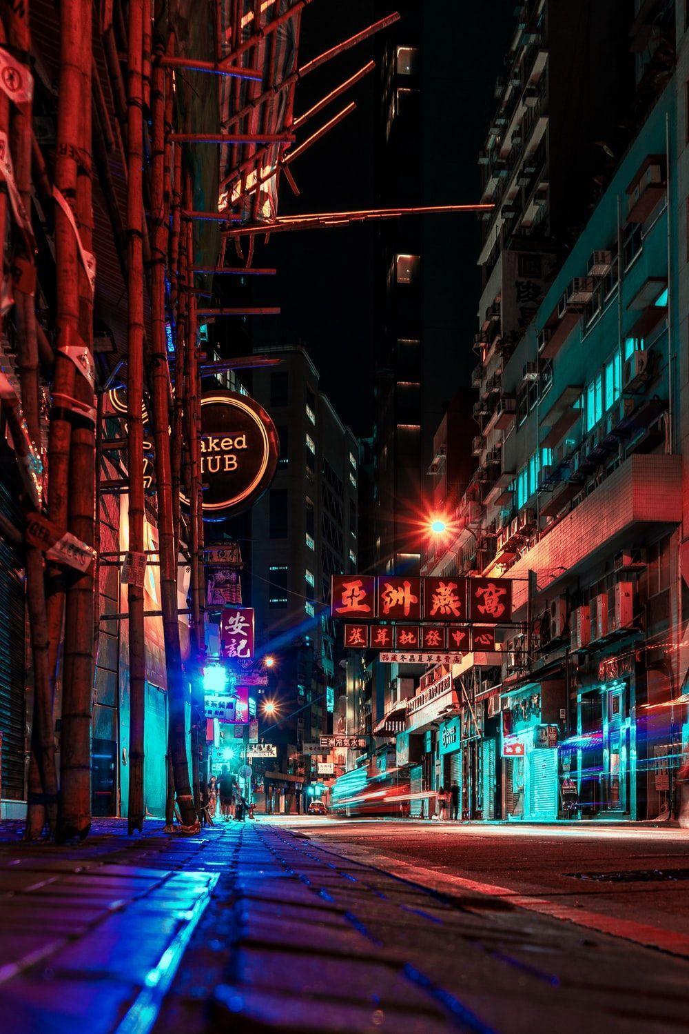 1000x1499 Blue Night City Wallpaper