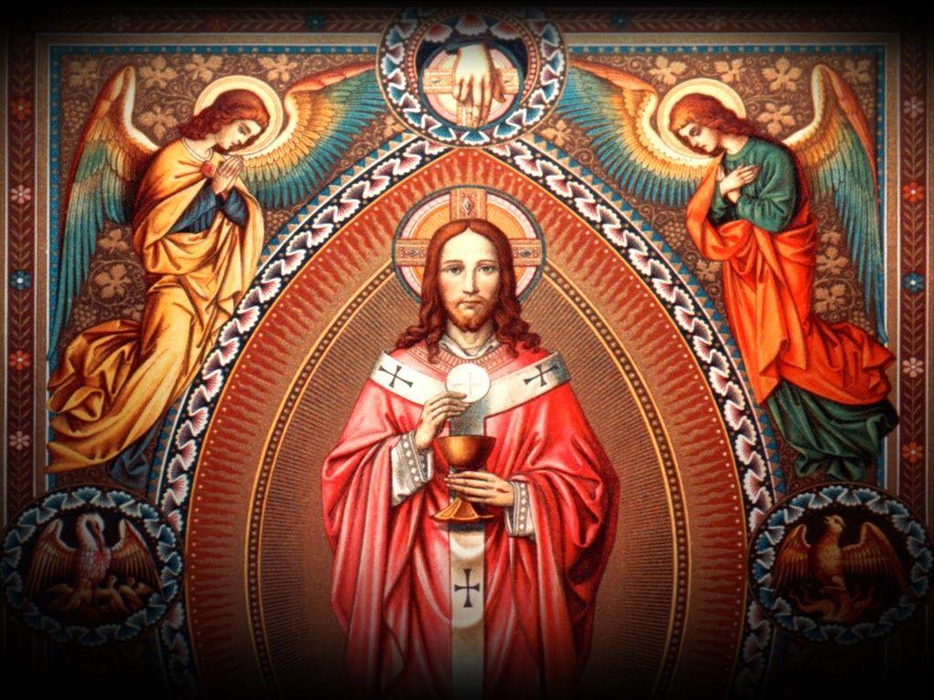 1024x768 Holy Mass image.: JESUS_Holy Eucharist