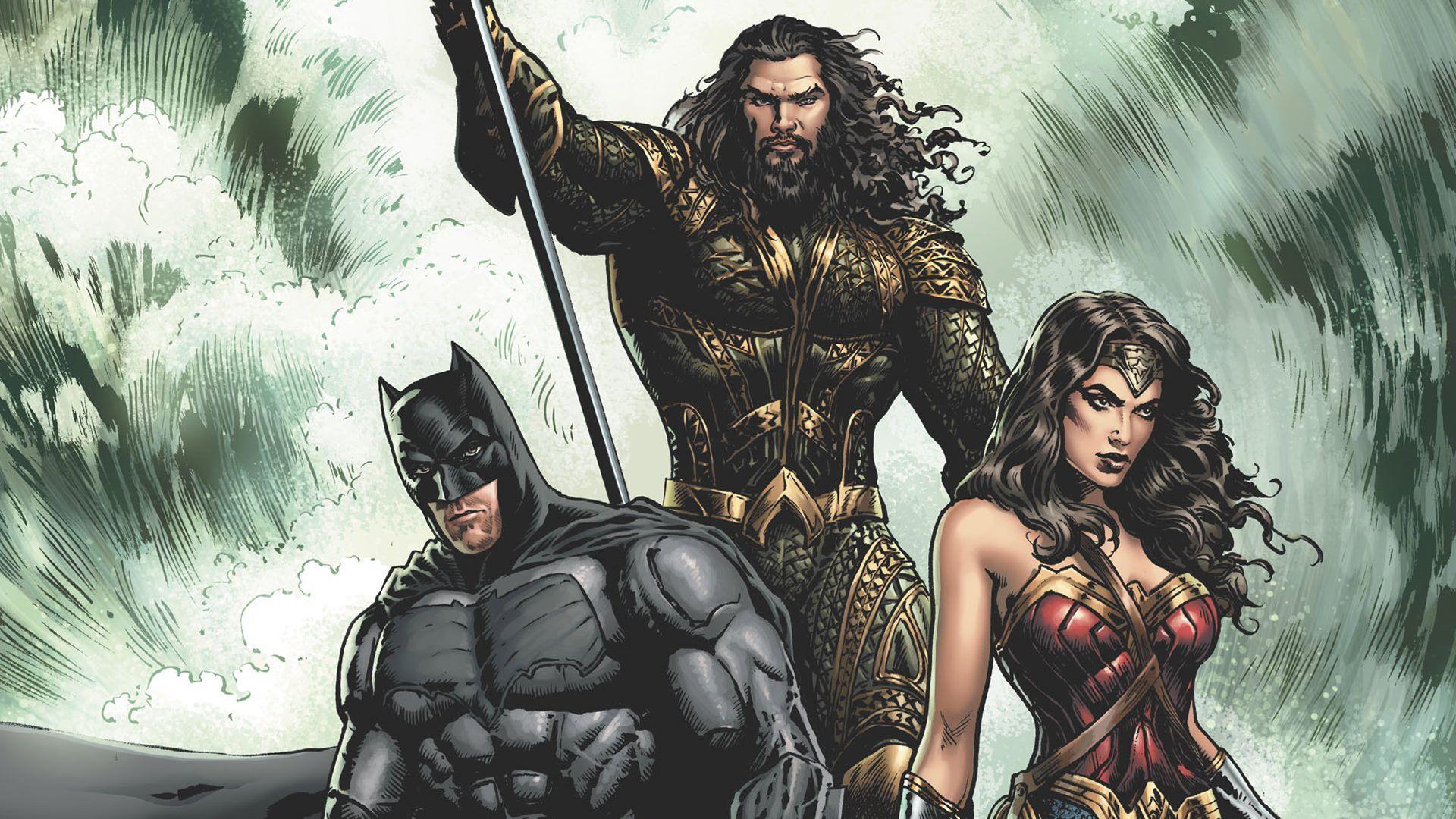 1920x1080 Justice League Aquaman Batman Wonder Woman Artwork, HD Superheroes, 4k Wallpaper, Image, Background, Photo and Picture