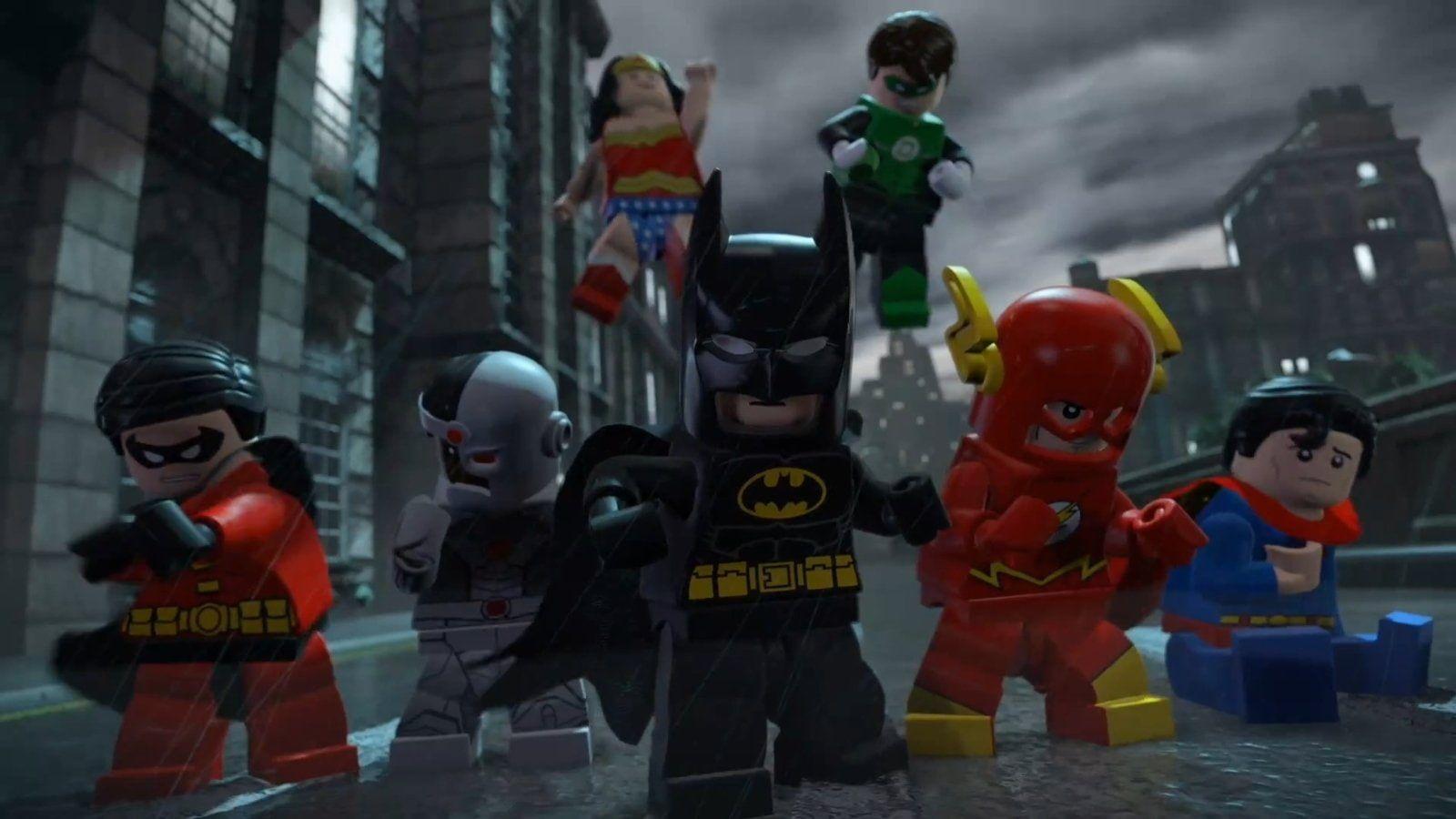 1600x900 Lego LEGO Batman 2: DC Super Heroes #Batman Green Lantern Robin (DC Comics) #Superman Wonder Woman P #wallpaper #. Lego batman Lego batman, Lego wallpaper