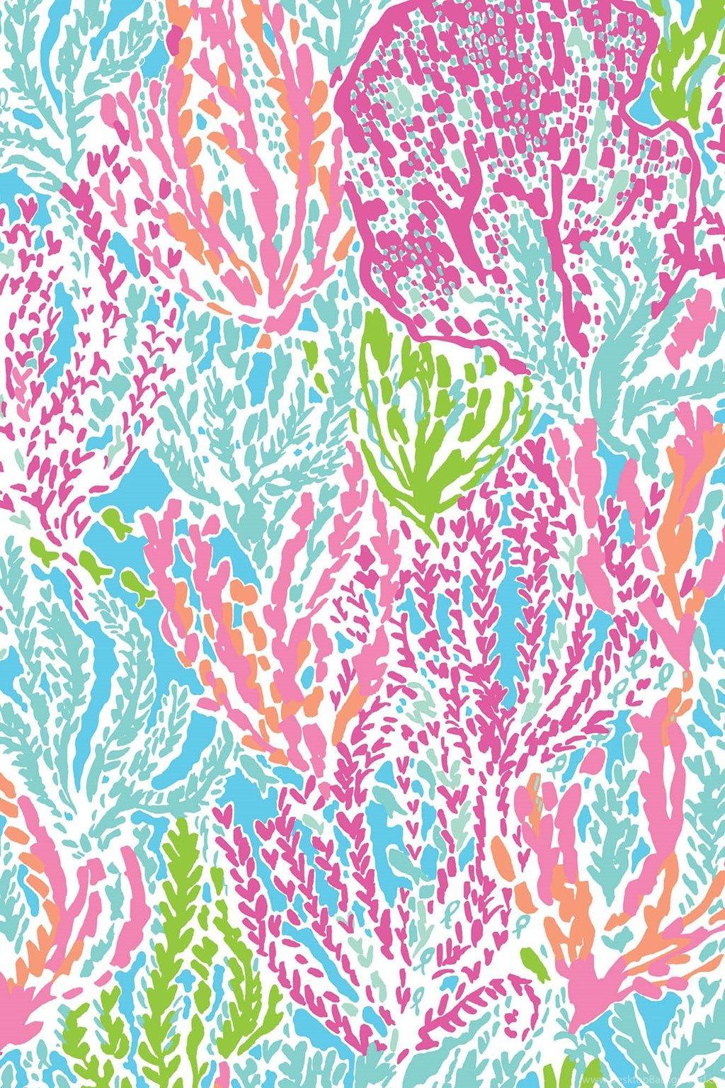 Lilly Pulitzer Summer Watch Out iphone wallpaper