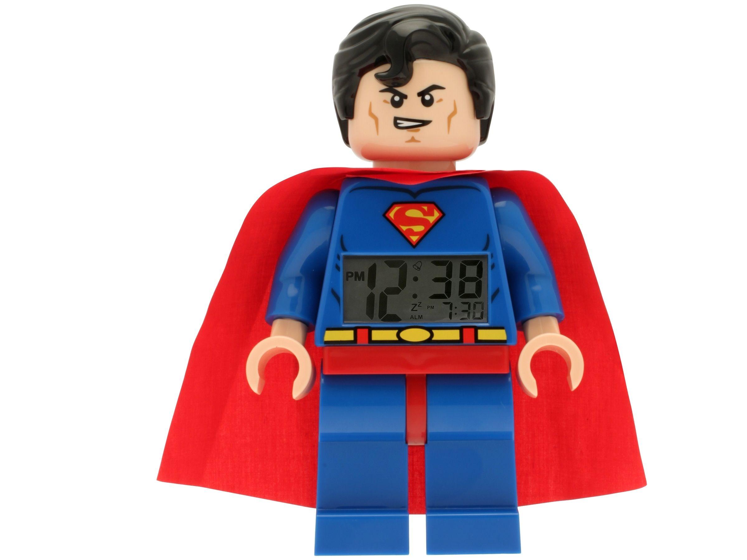 2400x1800 LEGO® DC Comics™ Super Heroes Superman™ Minifigure Clock 5002424. DC. Buy online at the Official LEGO® Shop US