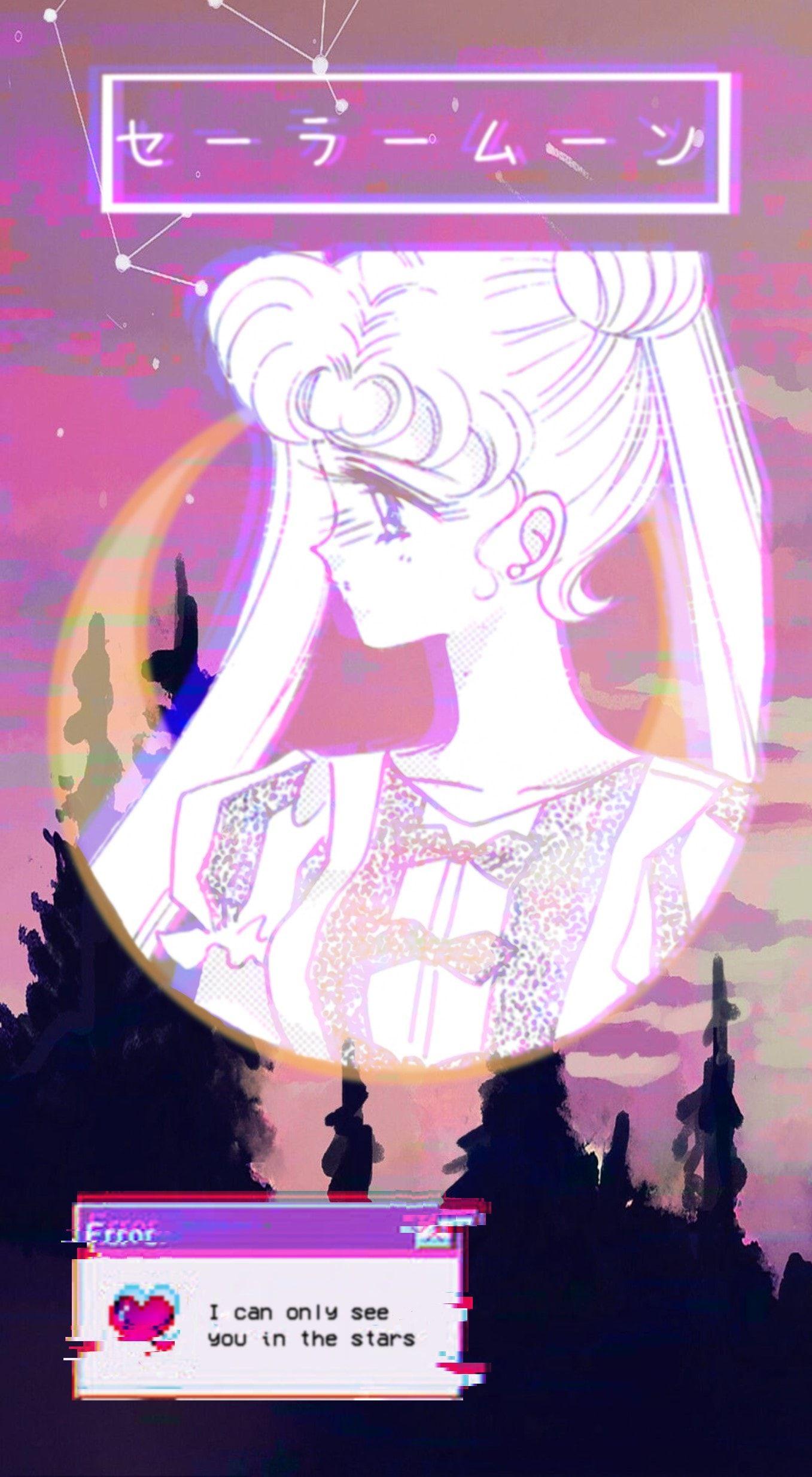 1357x2468 Sailor Moon Blurry Wallpaper Free HD Wallpaper