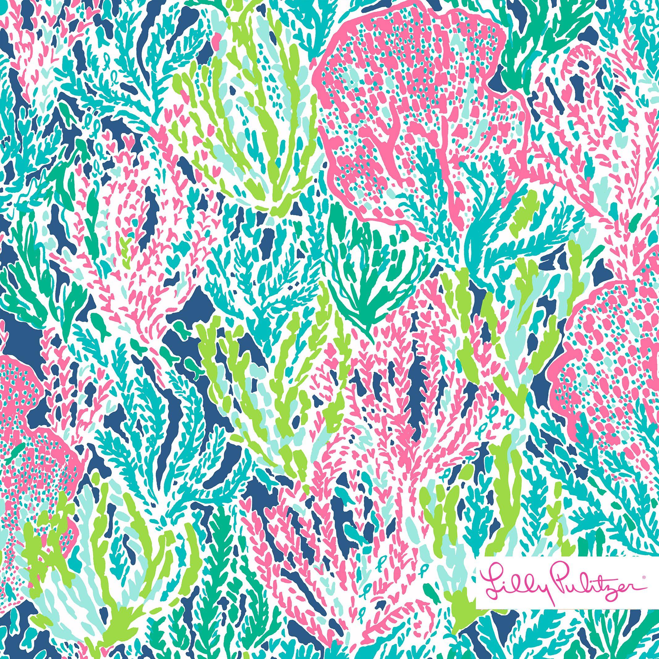 Lilly Pulitzer Summer Watch Out iphone wallpaper