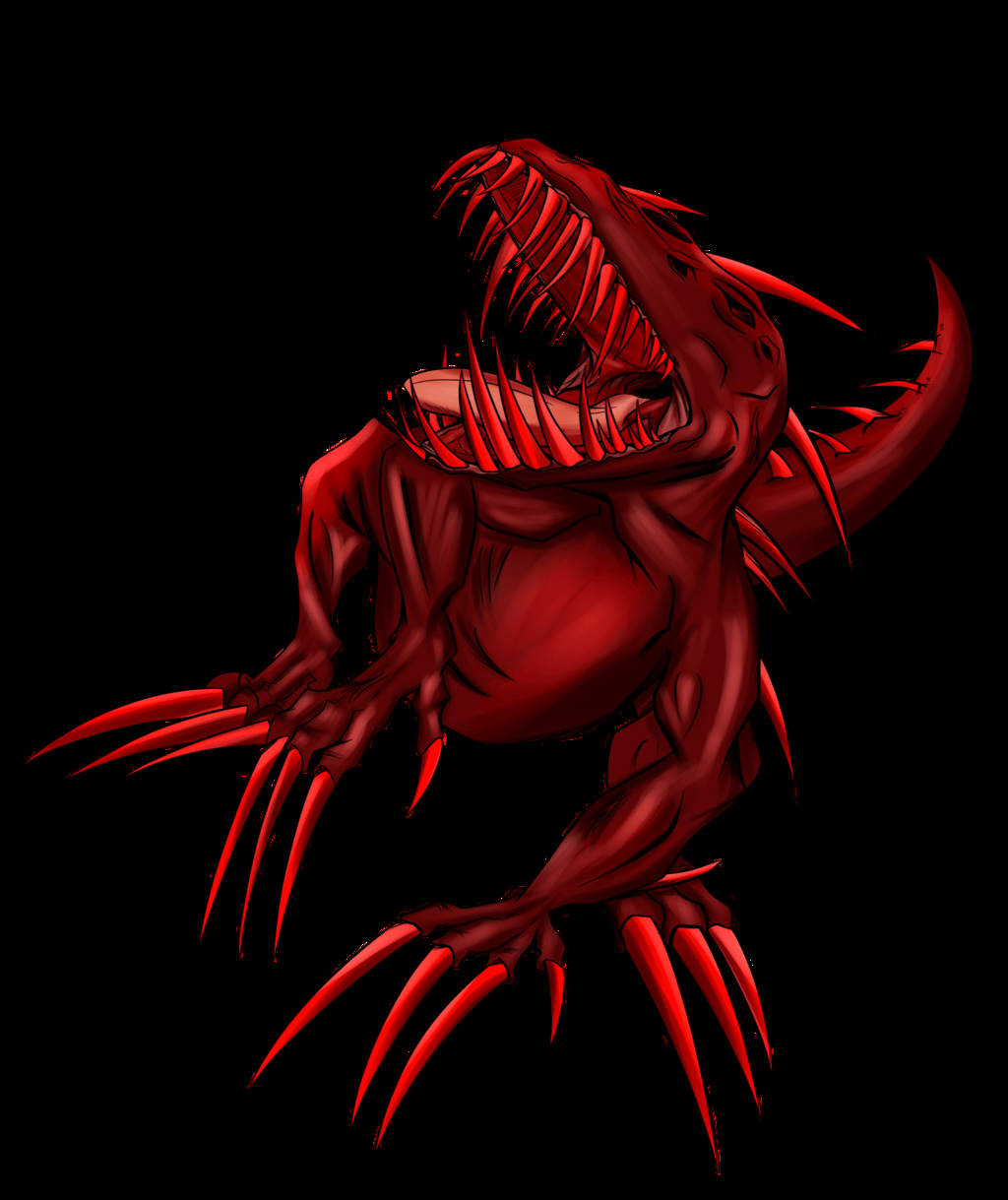 1024x1219 SCP 939 Anime .