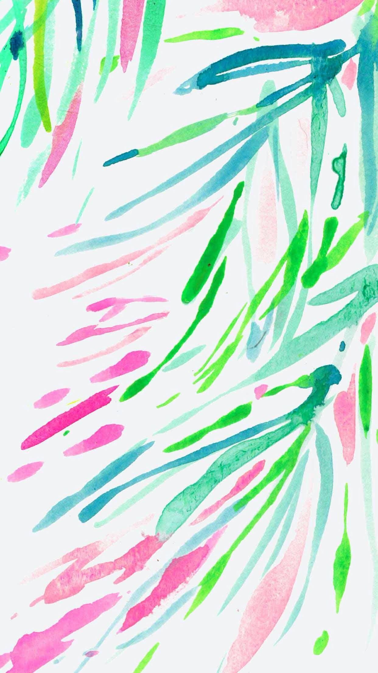 1242x2208 Lilly Pulitzer Find more watercolor #iPhone + #Android