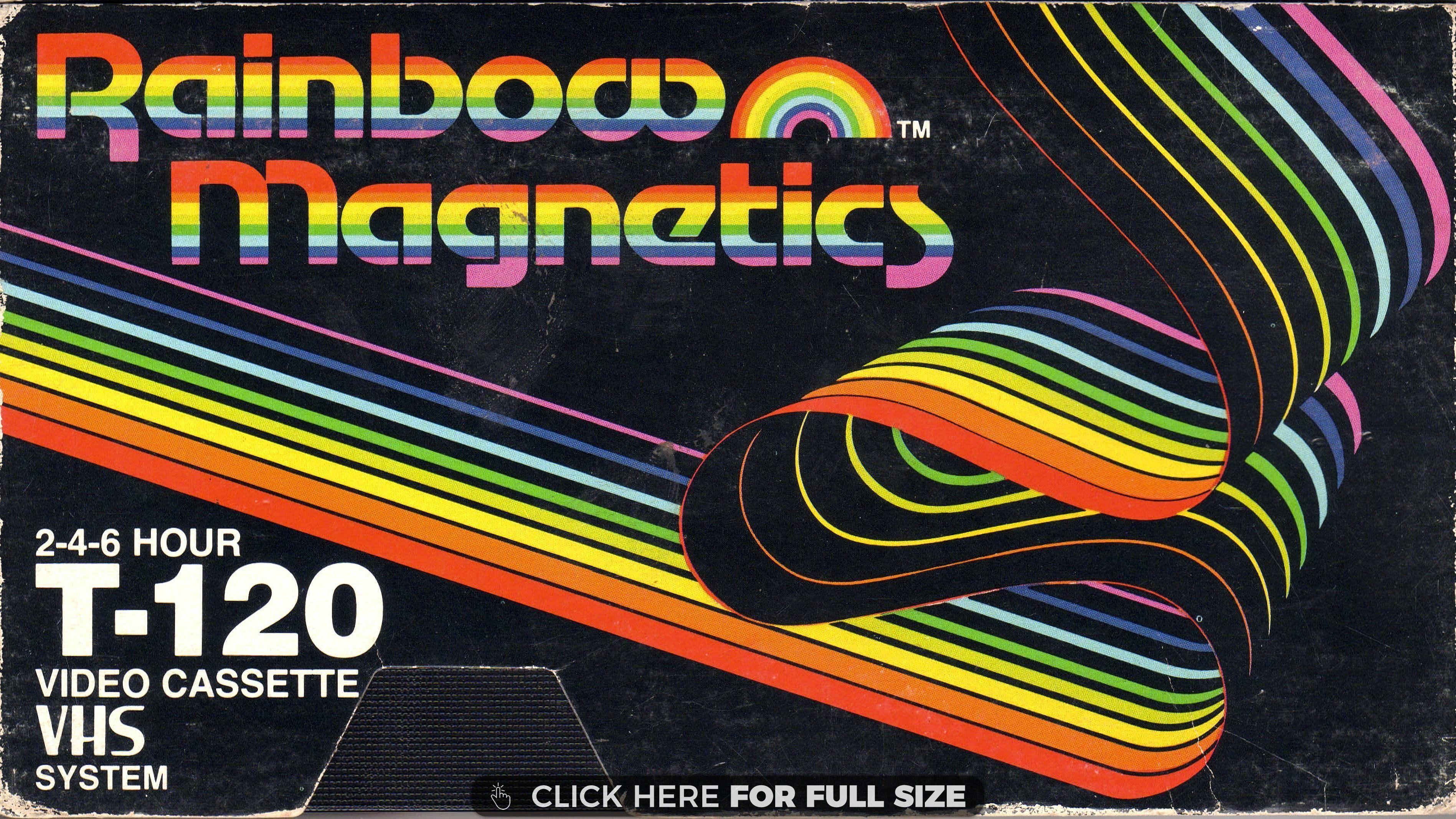 3794x2134 Rainbow Magnetics HD wallpaper. Vhs, Retro graphics, Cassette