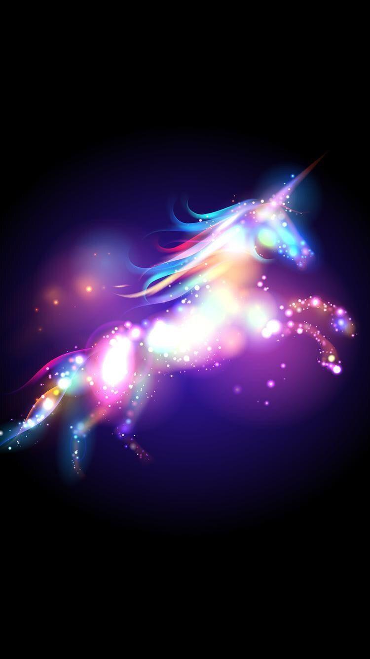750x1334 Dark Unicorn Wallpaper