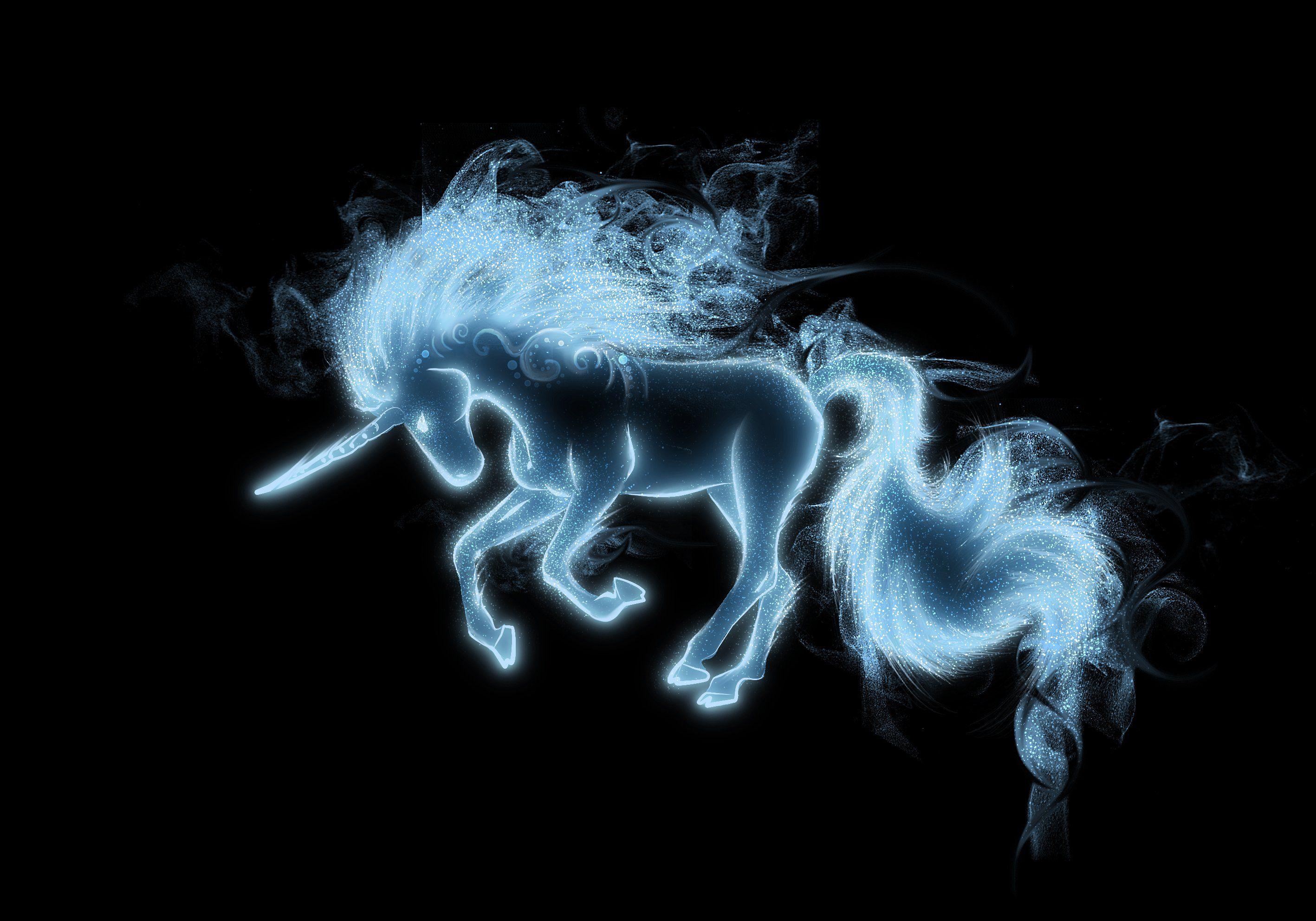 2835x1984 black, Background, Griva, Unicorn, Tail, Blue, Magic Wallpaper HD / Desktop and Mobile Background