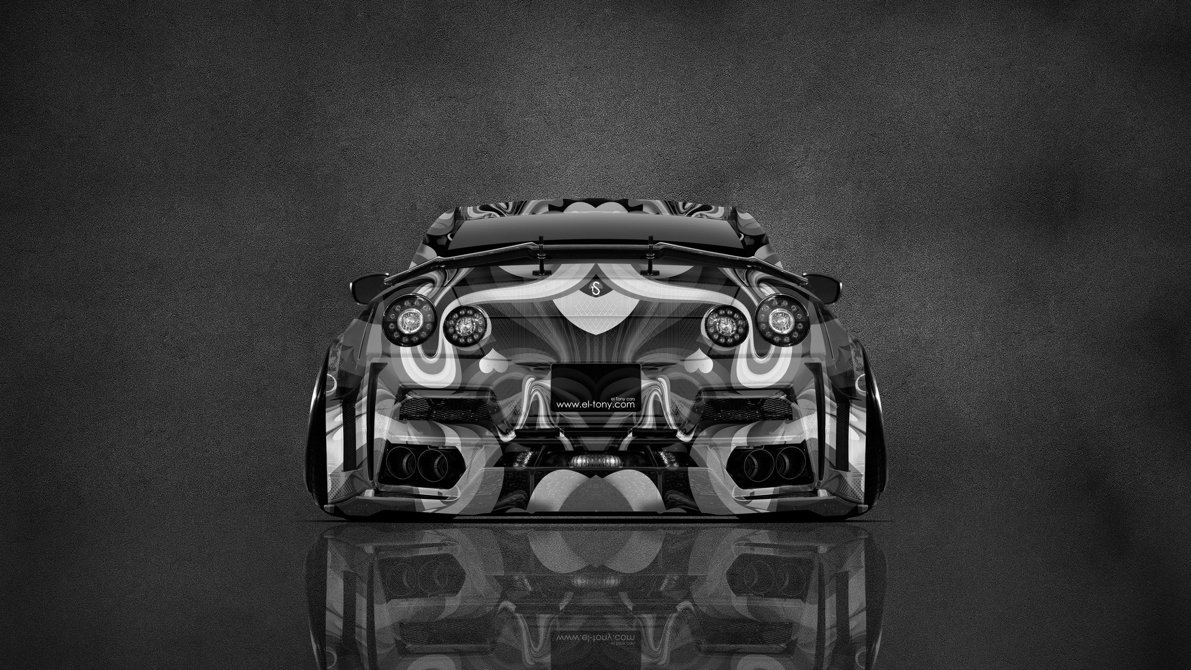 3840x2160 Nissan GTR R35 Kuhl Back JDM Domo Kun Toy Car 2016 Wallpaper 4K el Tony