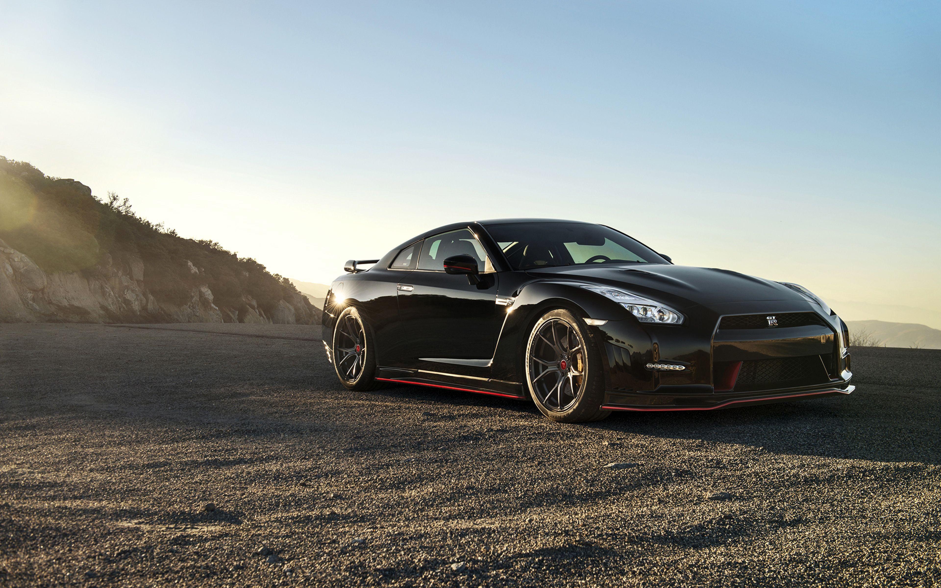 3840x2400 Download Wallpaper Nissan, Gt r, Black, Side view Ultra. Nissan gtr wallpaper, Nissan gtr black, Nissan gtr