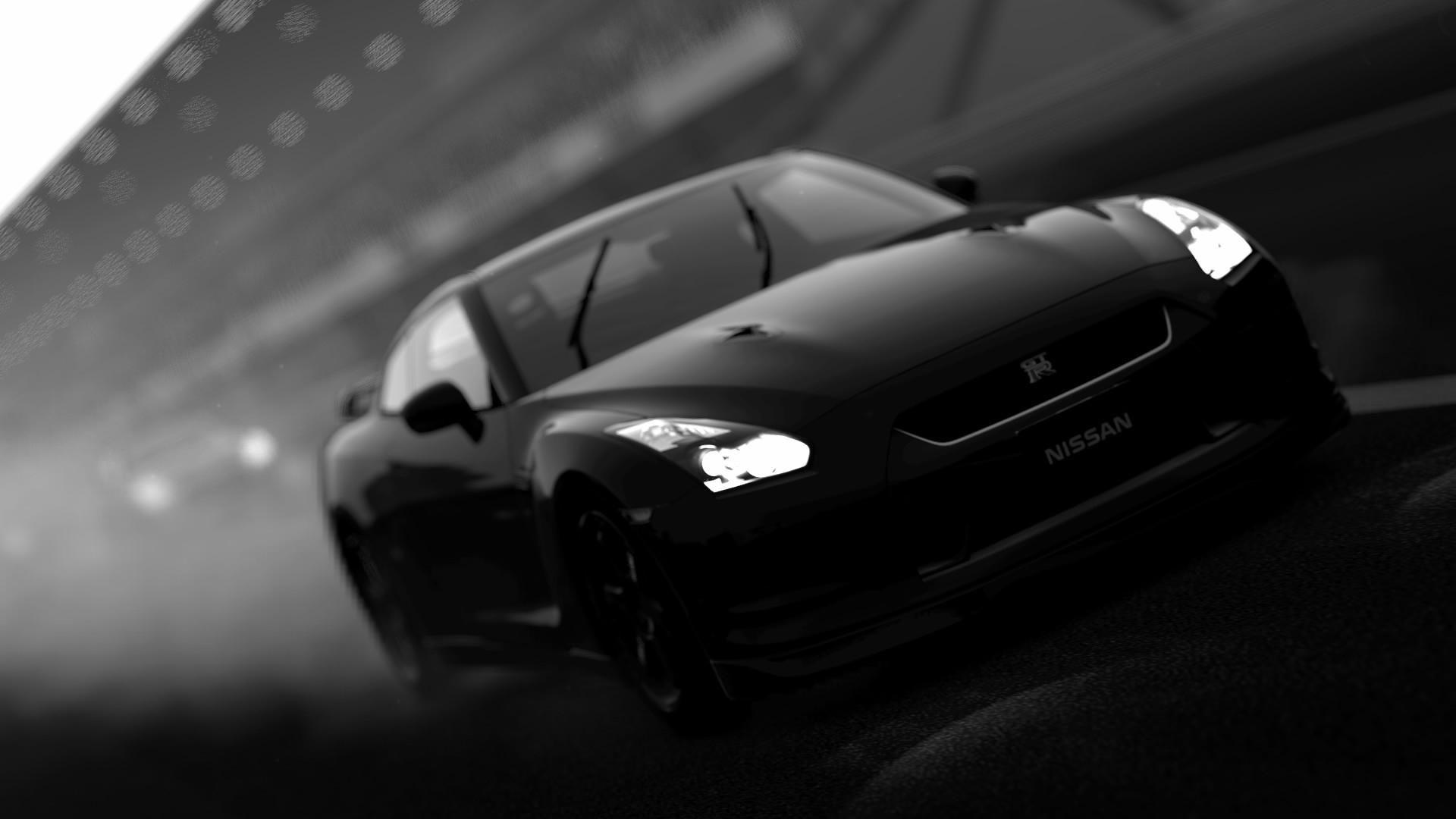 1920x1080 Black Nissan Wallpaper
