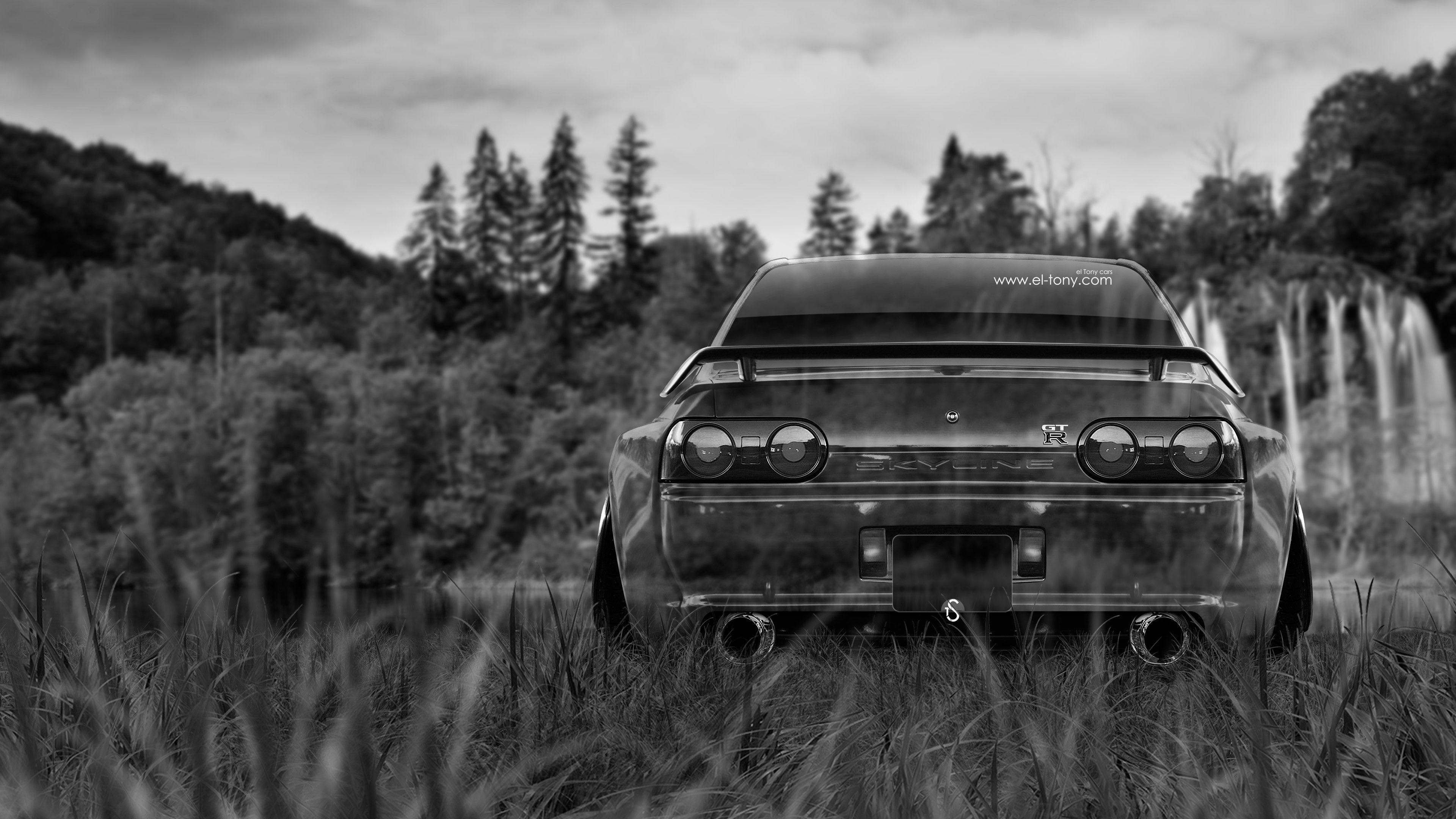 3840x2160 Nissan Skyline Gtr R32 Jdm Back Crystal Nature Data And White Gtr R32