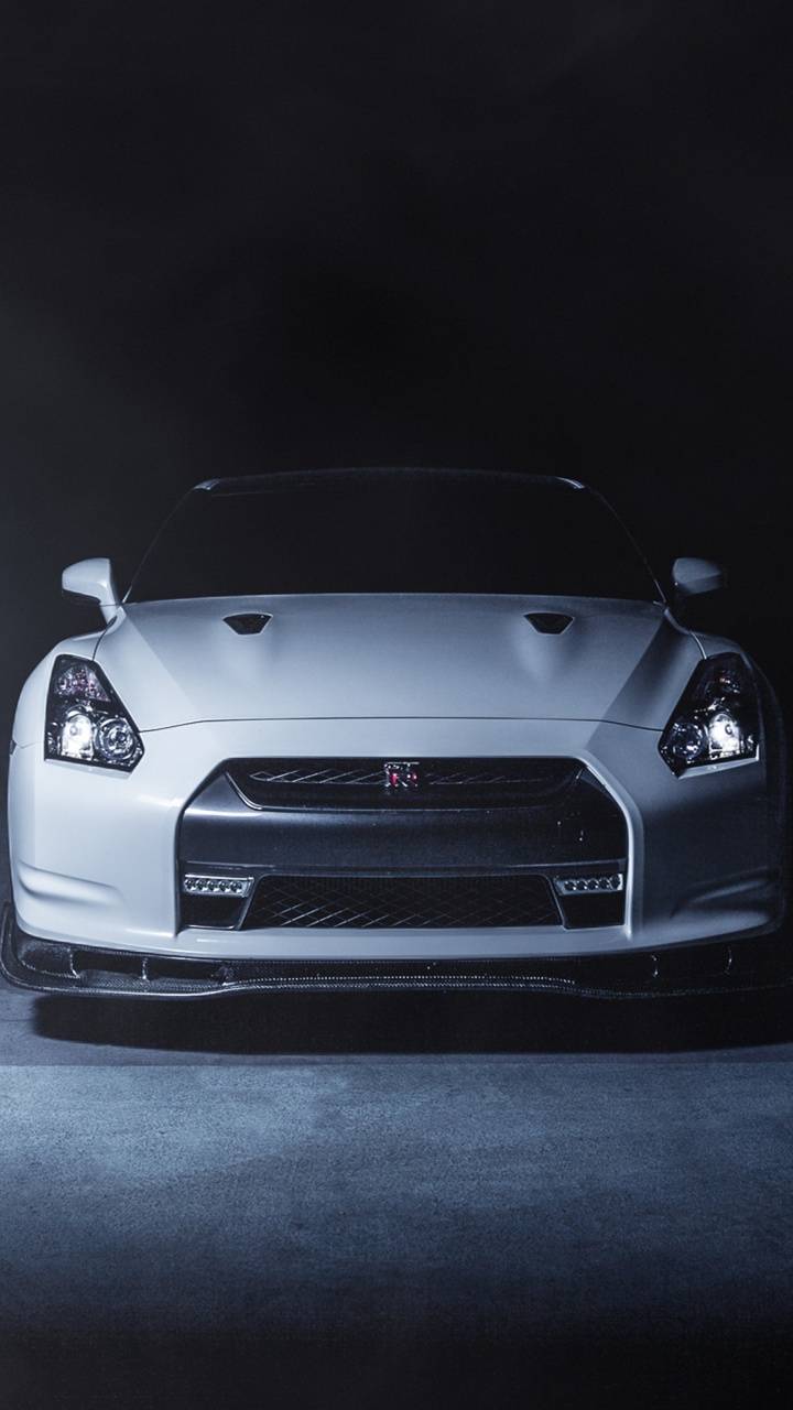 720x1280 White GTR smoke wallpaper