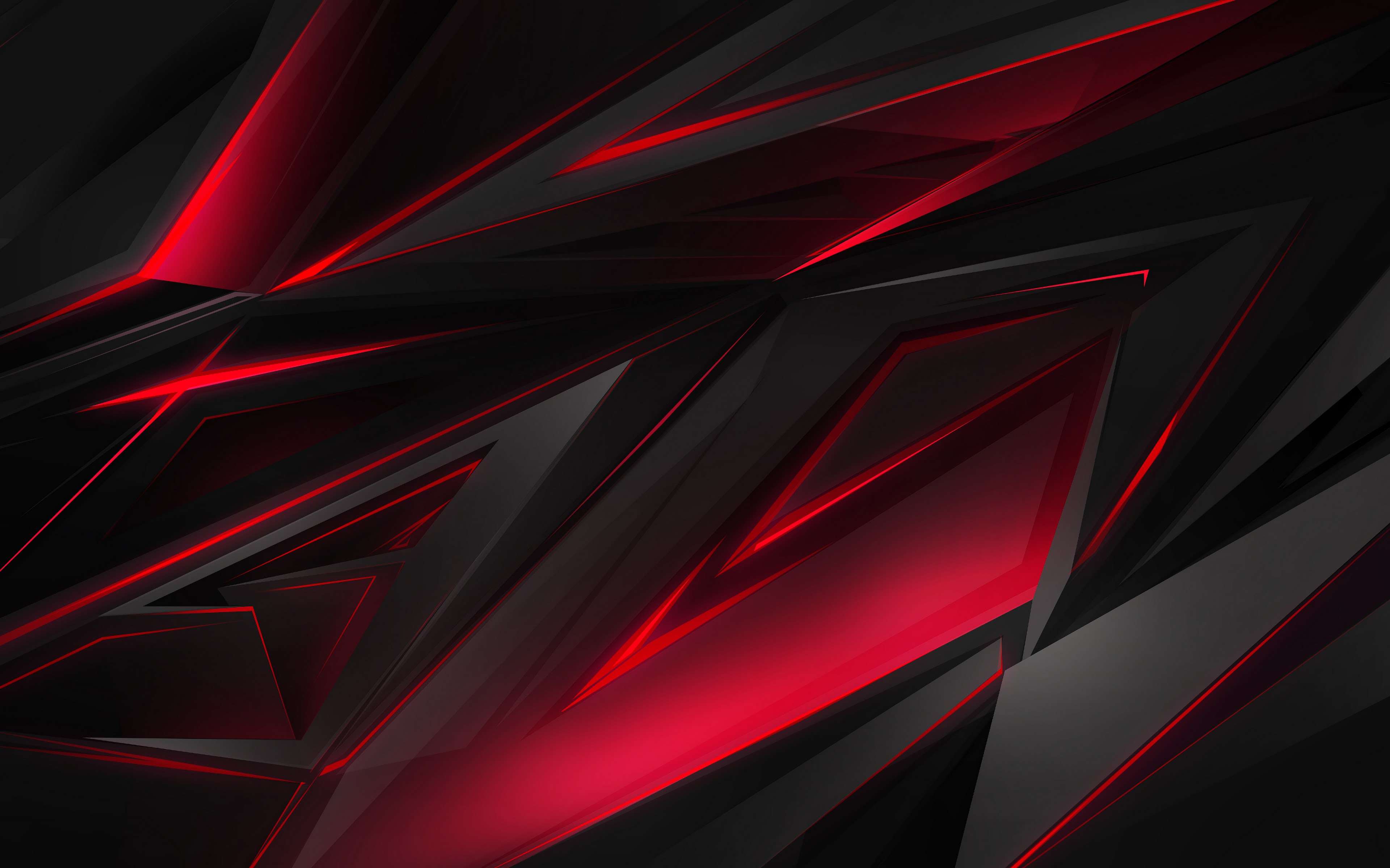 3840x2400 Abstract Black And Red Wallpaper 4k