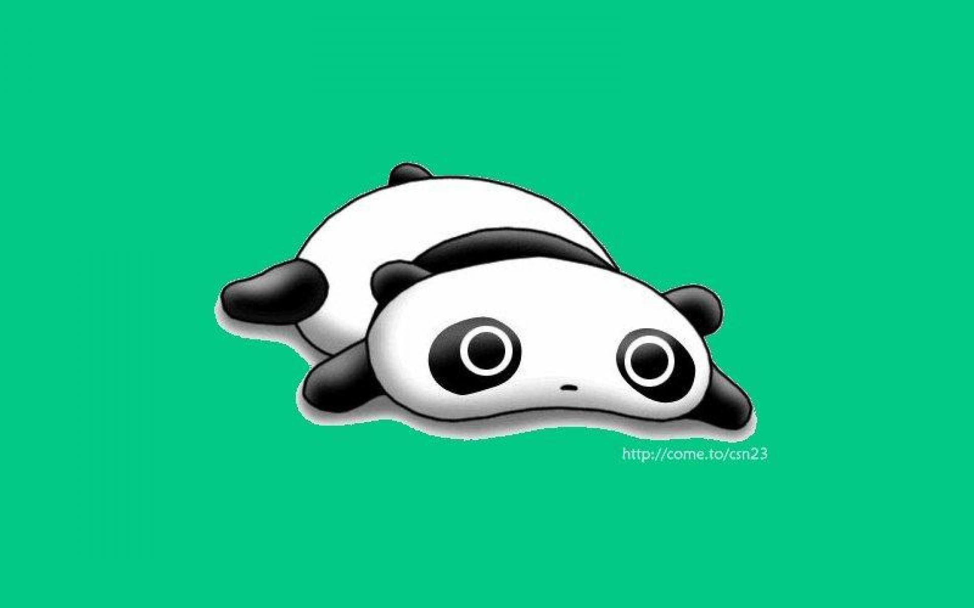 1920x1200 Cute Cartoon Panda Wallpaper