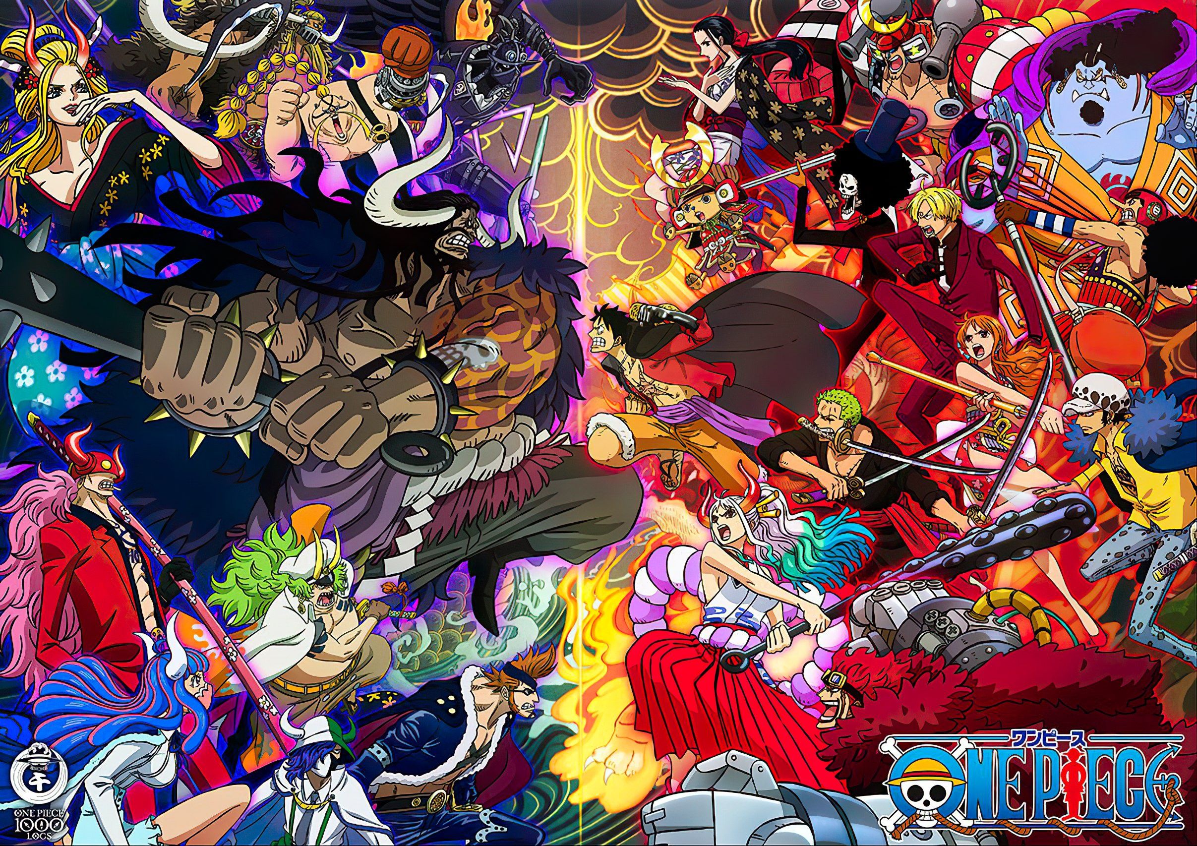 2414x1706 Wallpaper logo, game, One Piece, Pirates, pirate, weapon, anime, power for mobile and desktop, section сёнэн, resolution 2414x1706