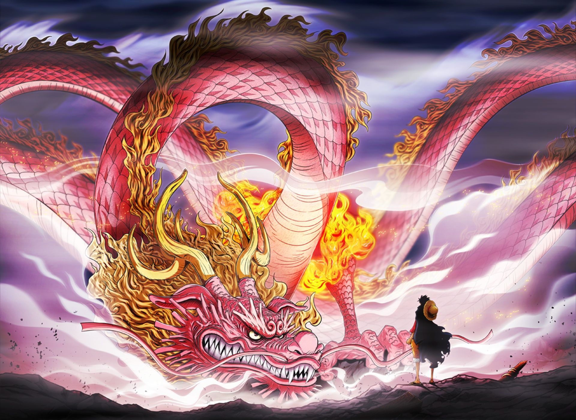 1920x1401 Wallpaper game, One Piece, pirate, anime, dragon, asian, manga, asiatic for mobile and desktop, section сёнэн, resolution 1920x1401