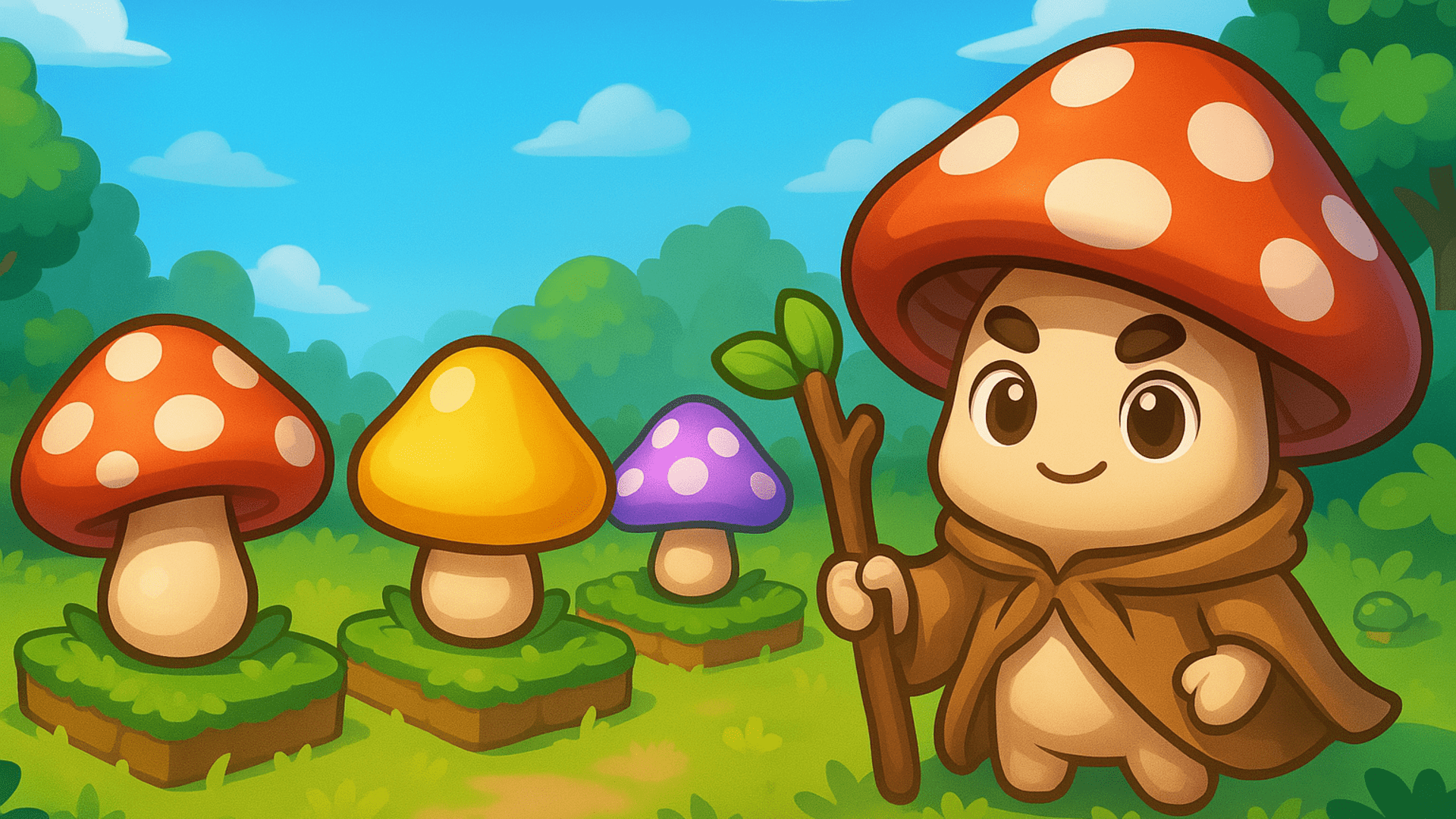 1920x1080 Merge Mushroom Free Online