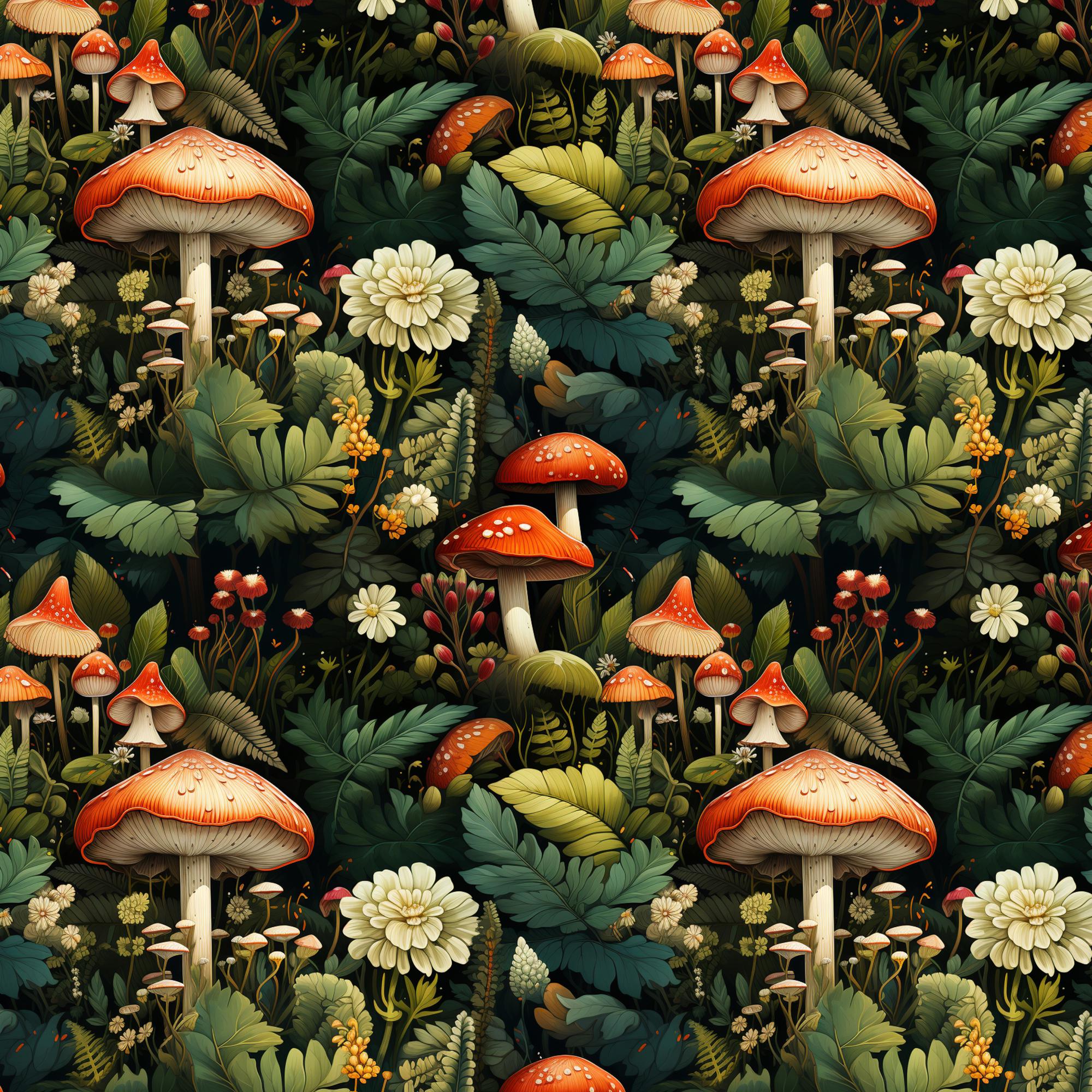 2000x2000 Fungus Fabric