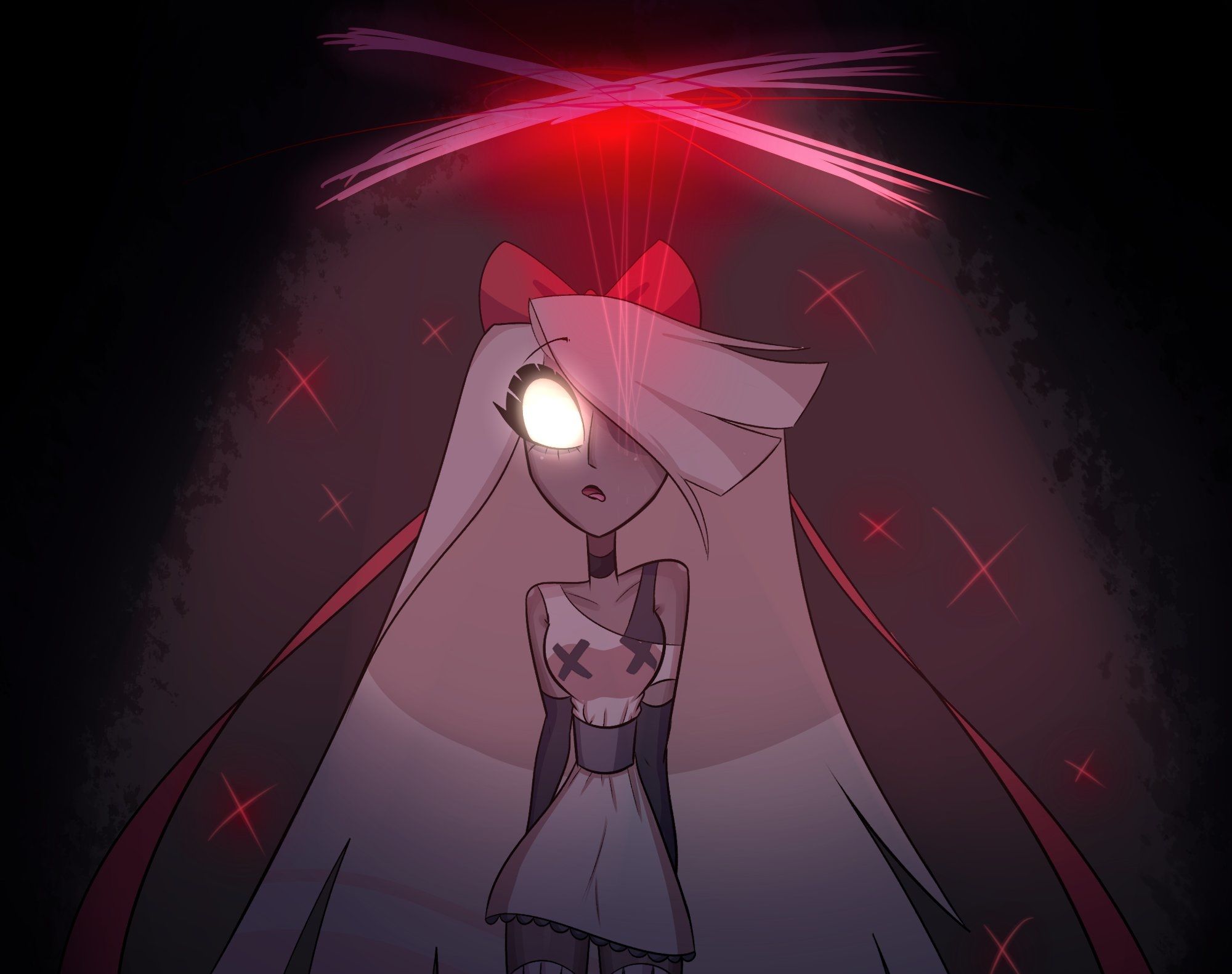 2000x1580 Vaggie HD Wallpaper Hazbin Hotel TV Show Art