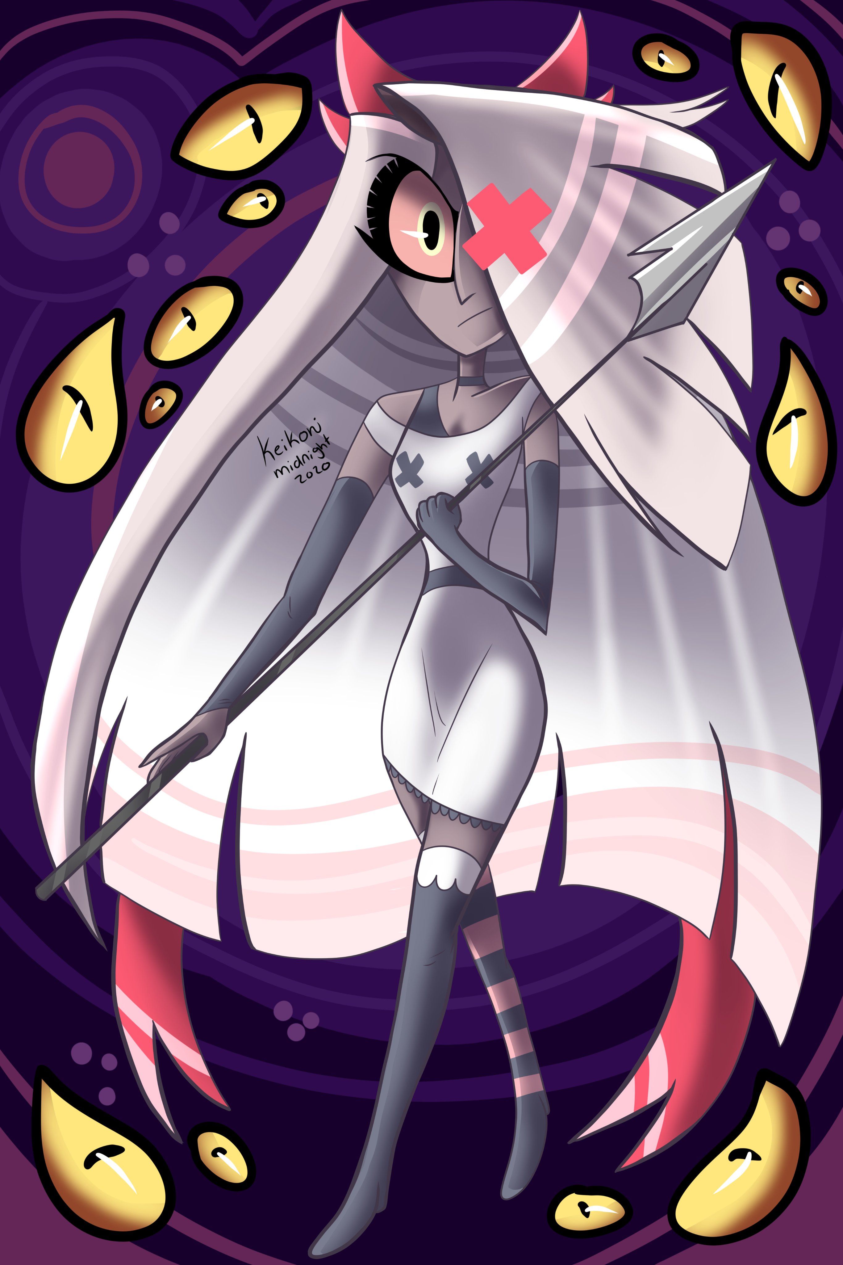 2731x4096 Hazbin Hotel Vaggie Wallpaper