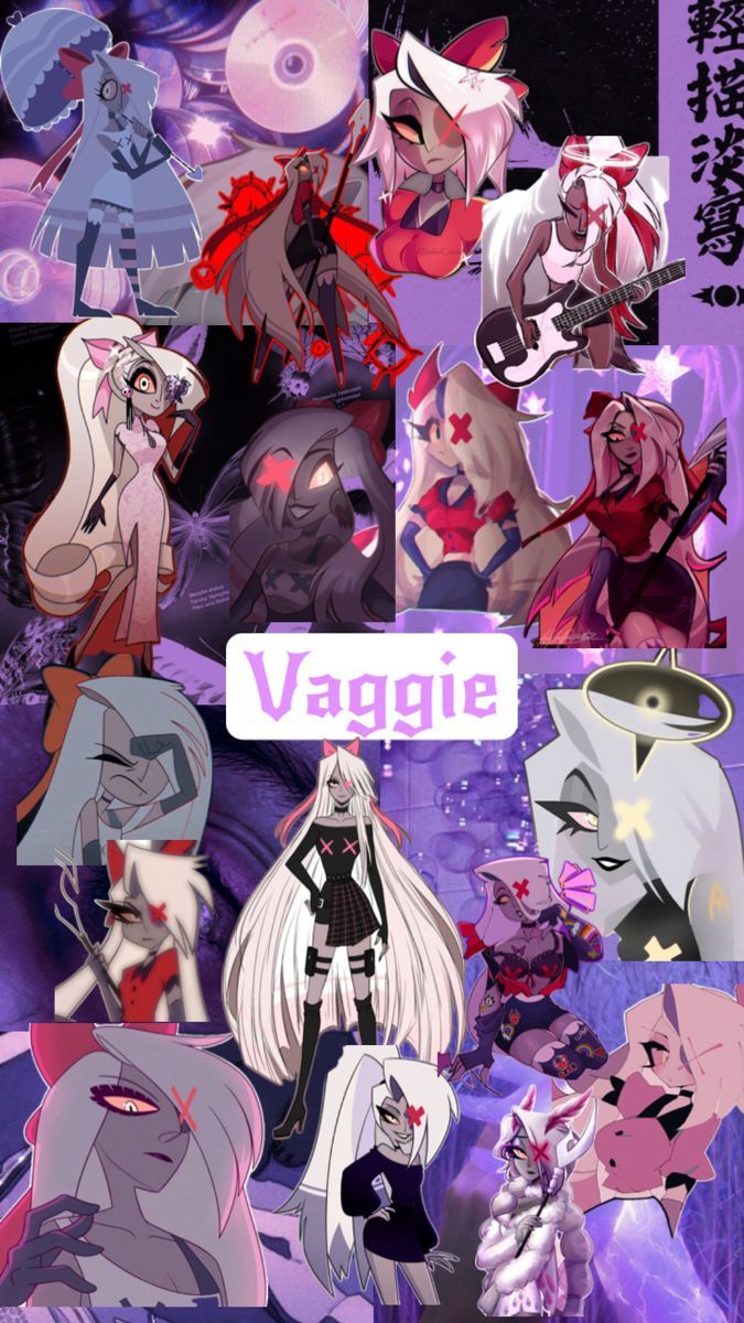 675x1200 Vaggie Hazbin Hotel Wallpaper Collage. Hazbin hotel sfondi, Hellaverse, Vaggy