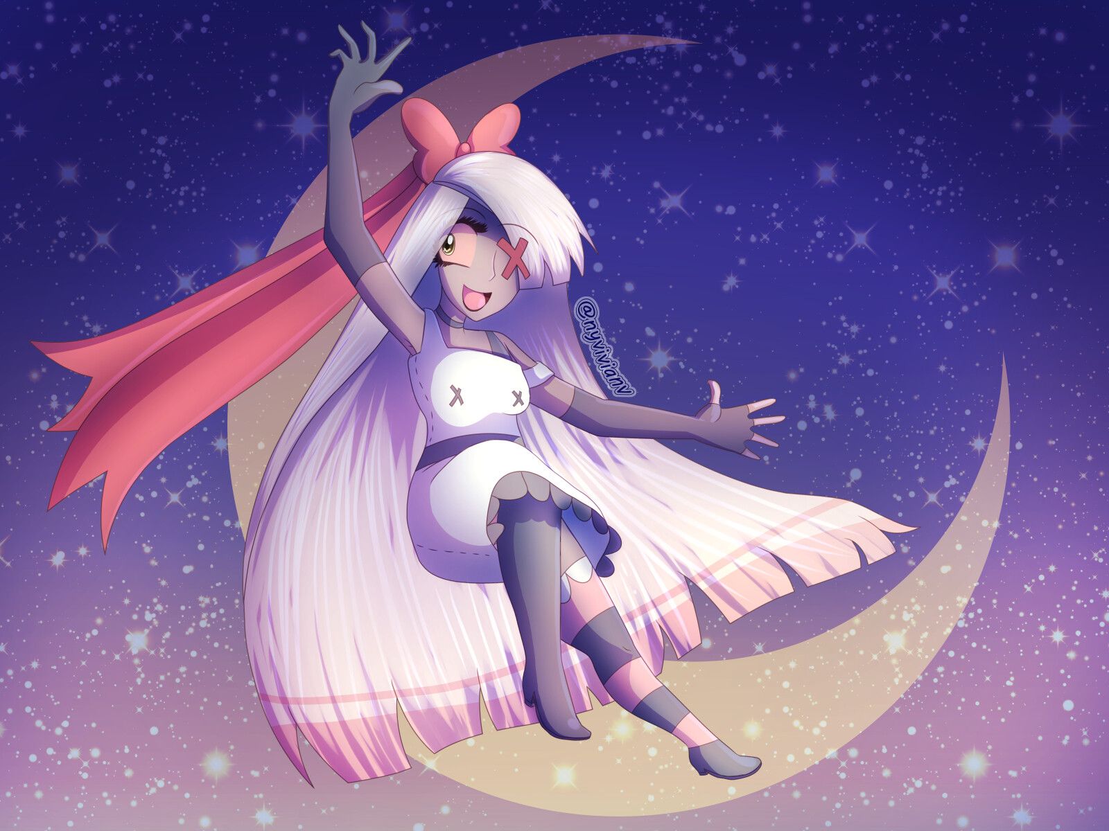 1600x1200 Hazbin Hotel Fanart (Vaggie and Molly)