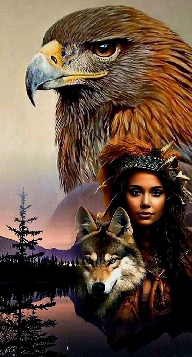 736x1366 Indiani d'america. Immagini della natura, Art animalier, Nativi