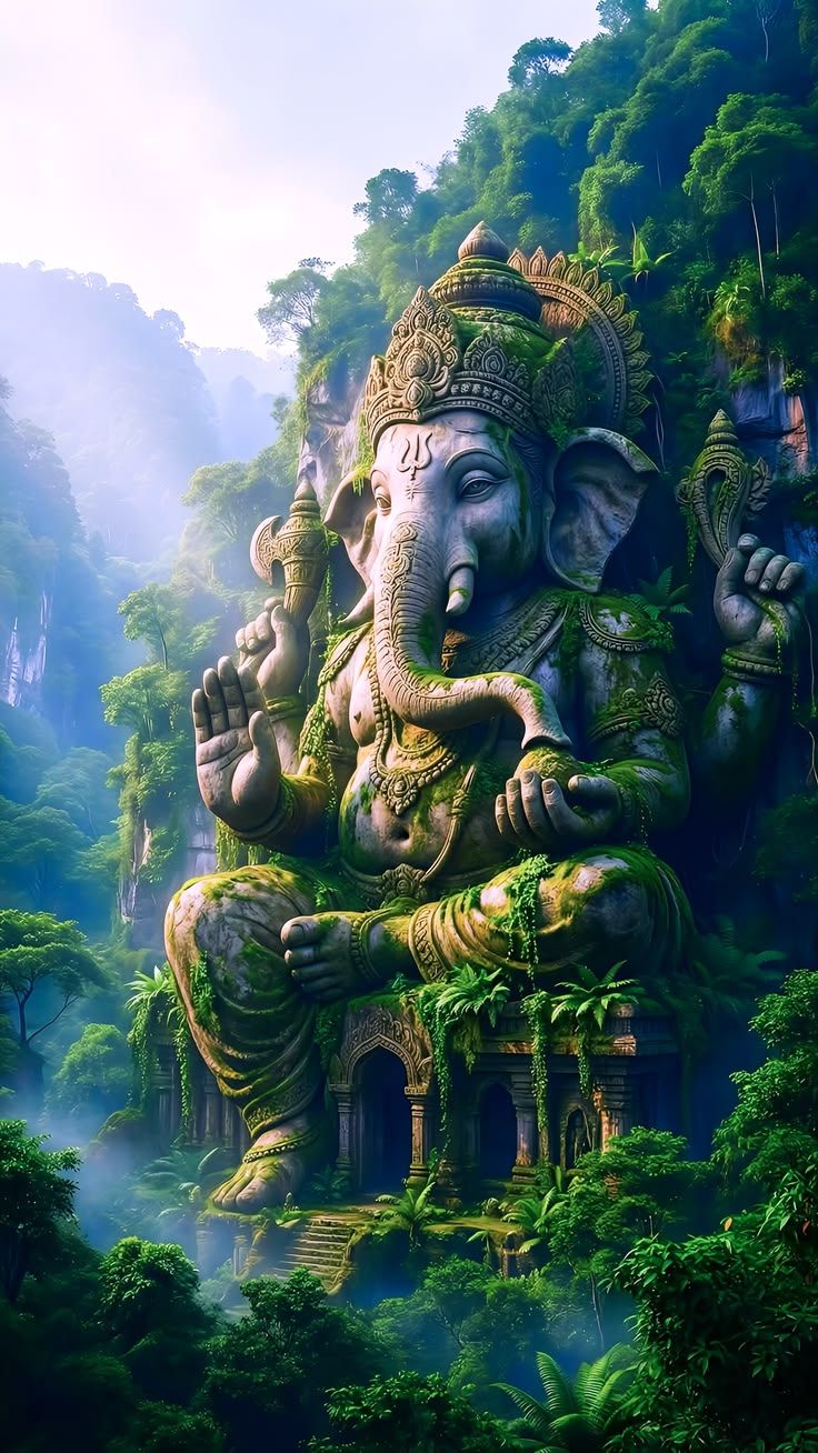 736x1308 Download Free HD Ganesha Wallpaper (2026)