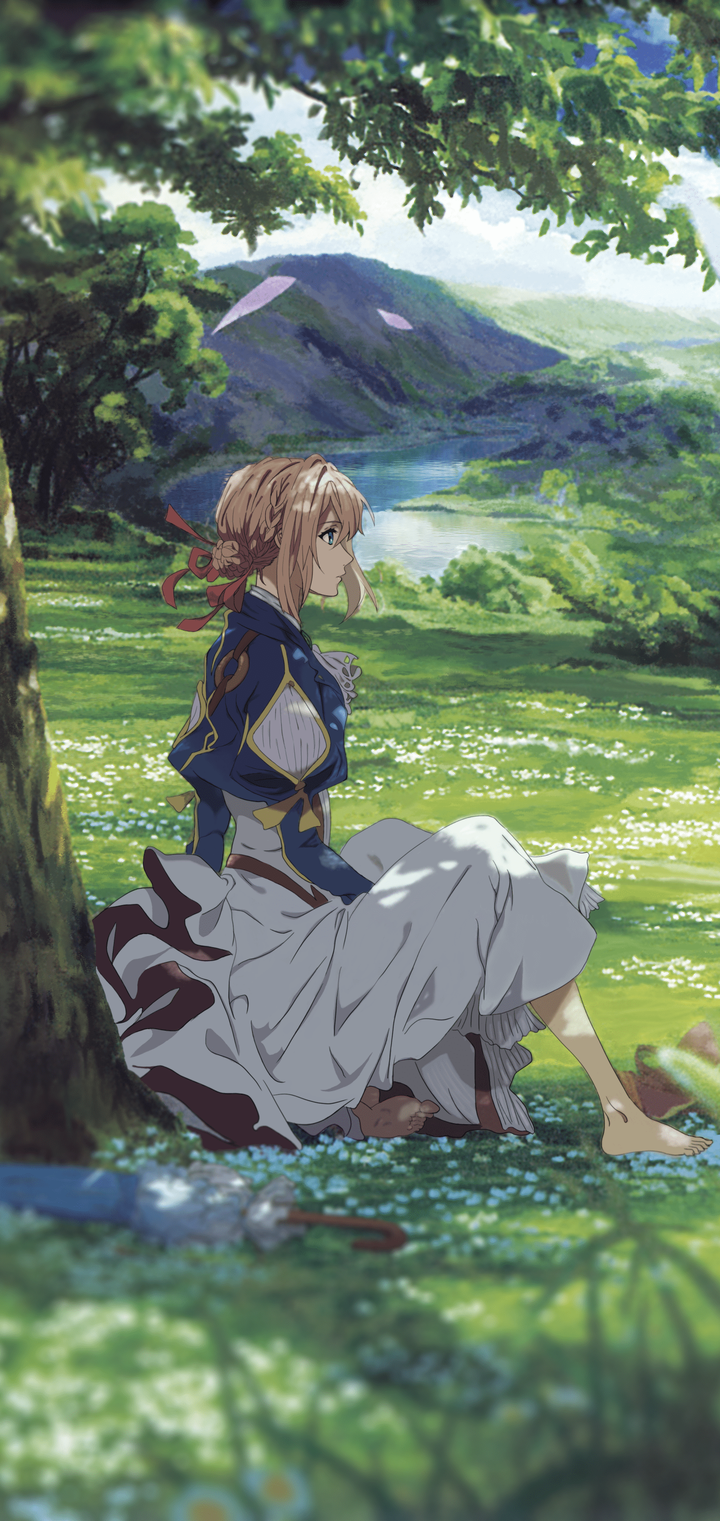 1440x3040 Violet Evergarden Phone Wallpaper