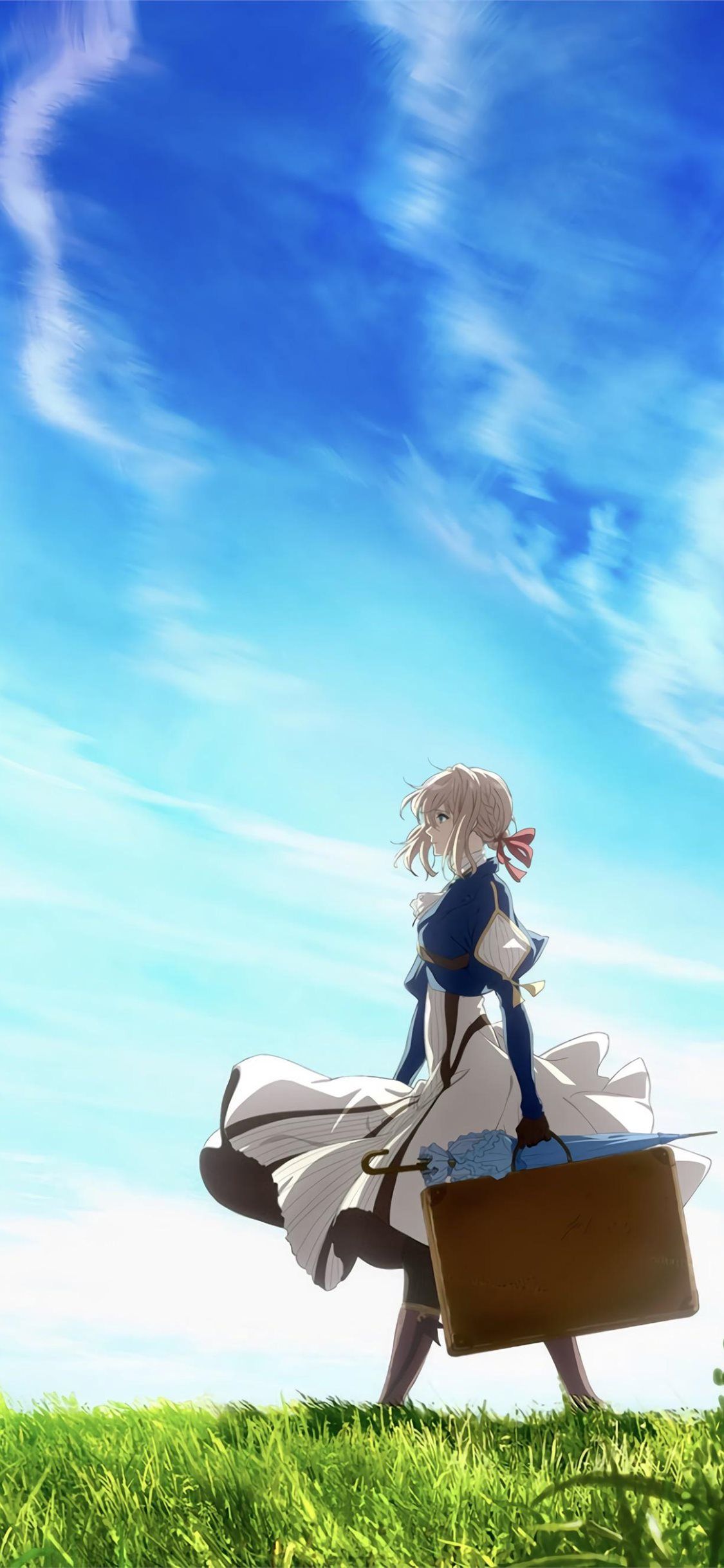 1125x2436 violet evergarden iPhone Wallpaper Free Download
