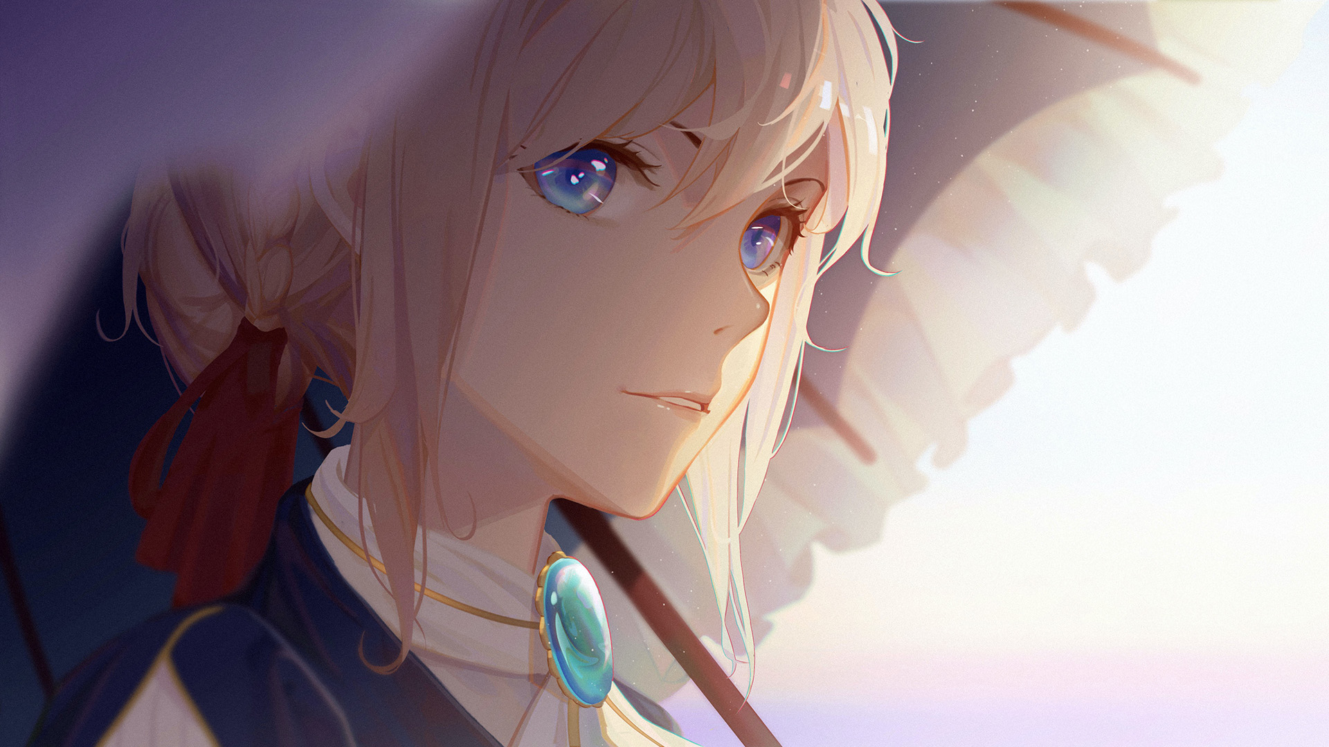 1920x1080 Violet Evergarden Blue Eyes Wallpaper, HD Anime 4K Wallpaper, Image and Background