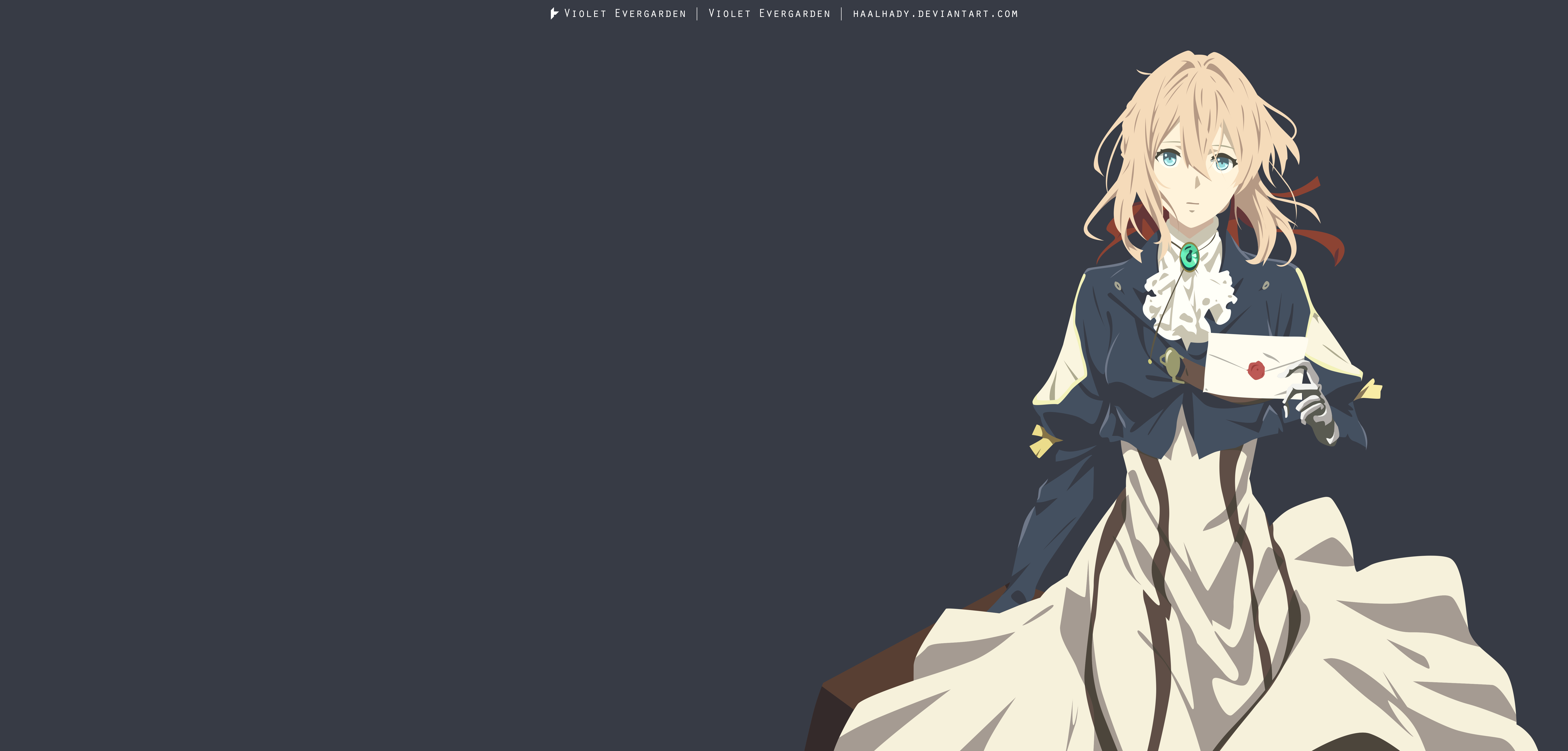 7680x3682 Violet Evergarden in 4K Ultra HD