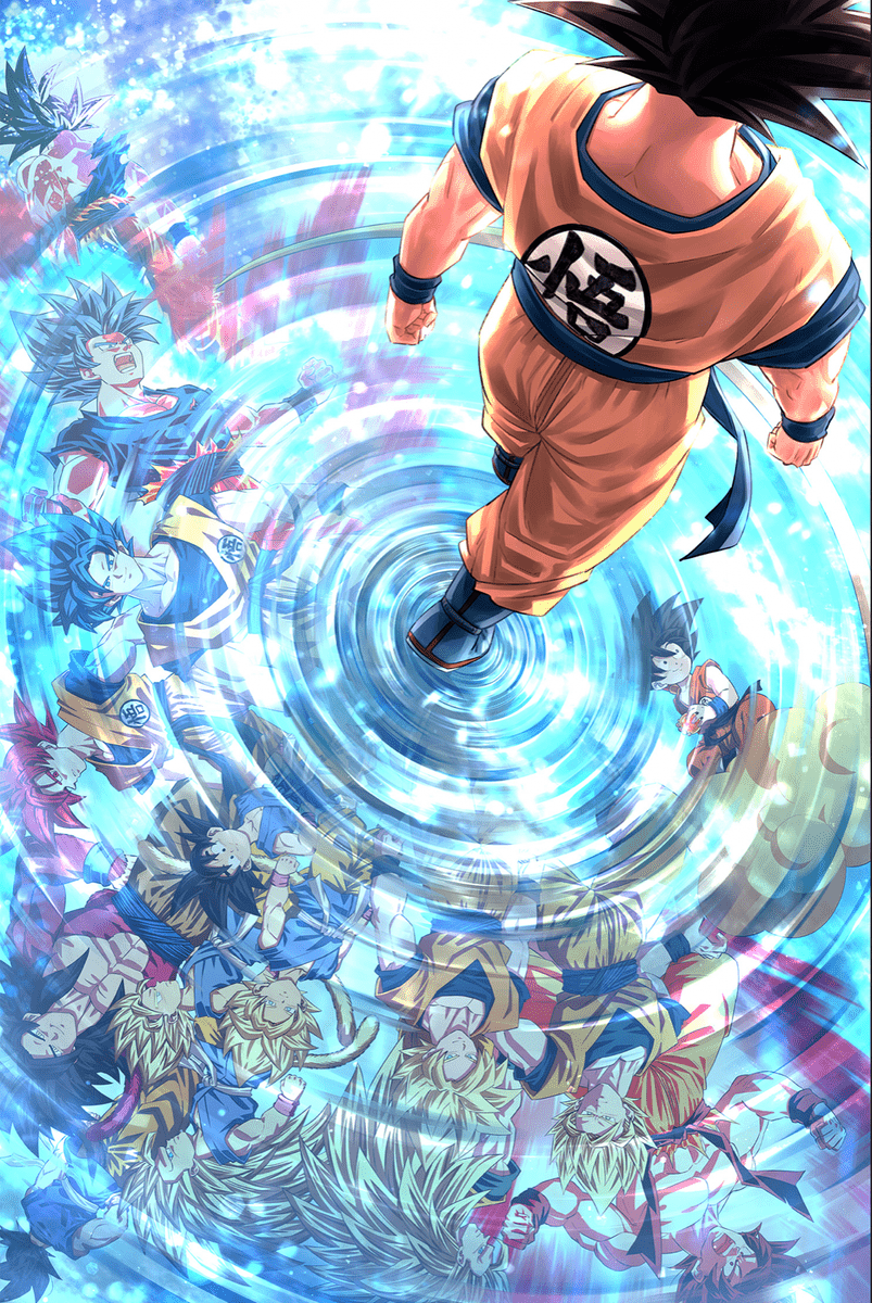 803x1200 Dragon Ball Super Goku Reflections POSTER 24 X 18 SWEET!