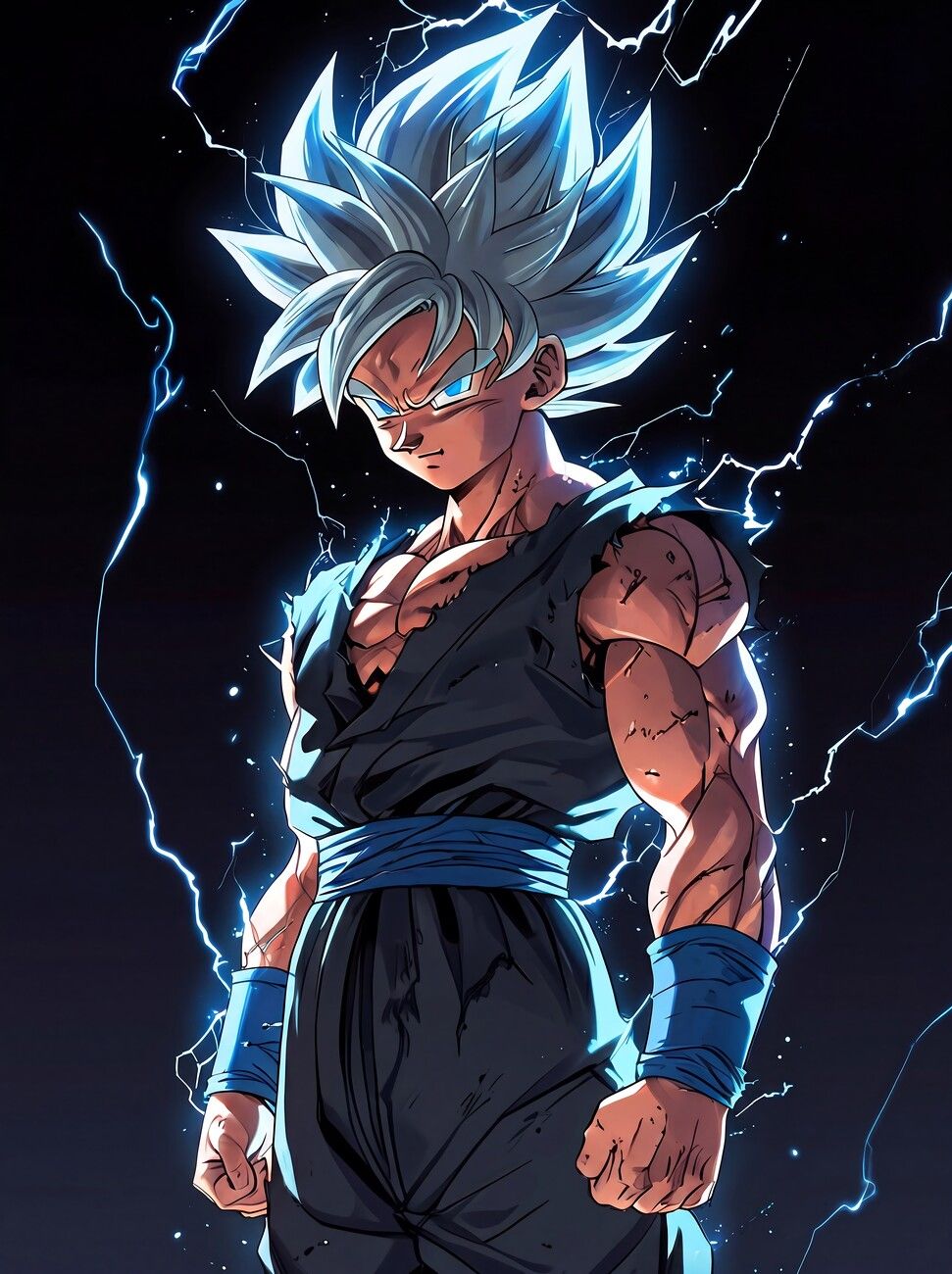 971x1300 Poster The Unyielding Determination of Son Goku
