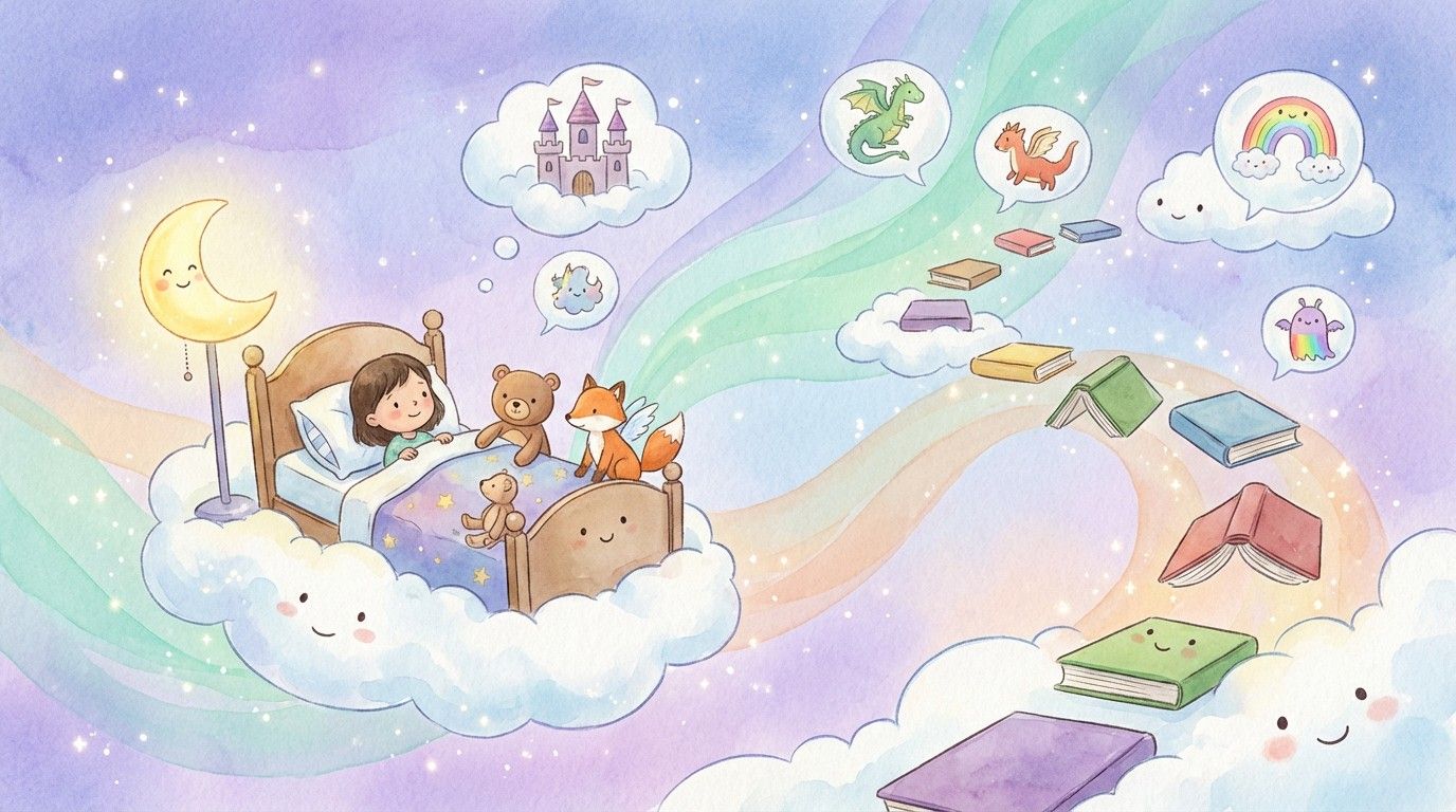 1376x768 Download Dreamy Cloud Slumber Image, Child, Clouds