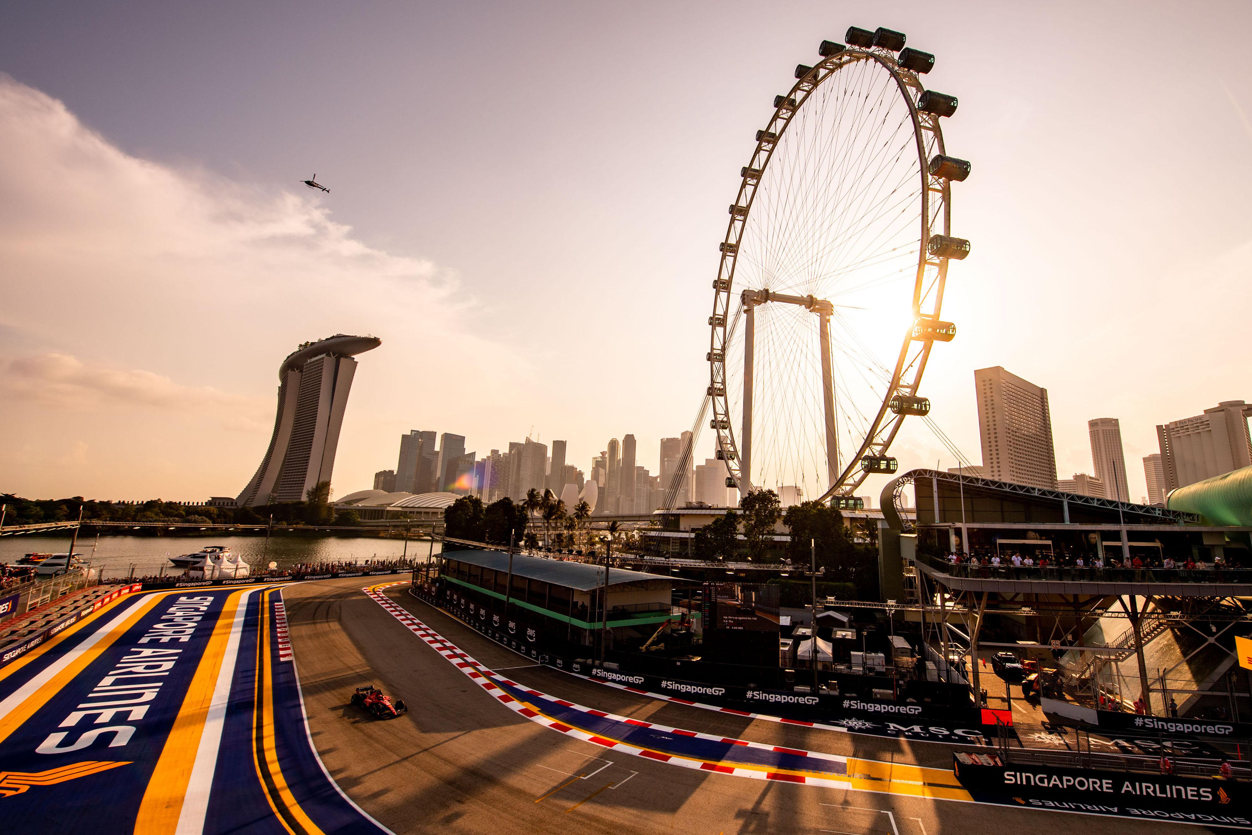 4000x2667 Ferrari Wallpaper in UHD Singapore Grand Prix