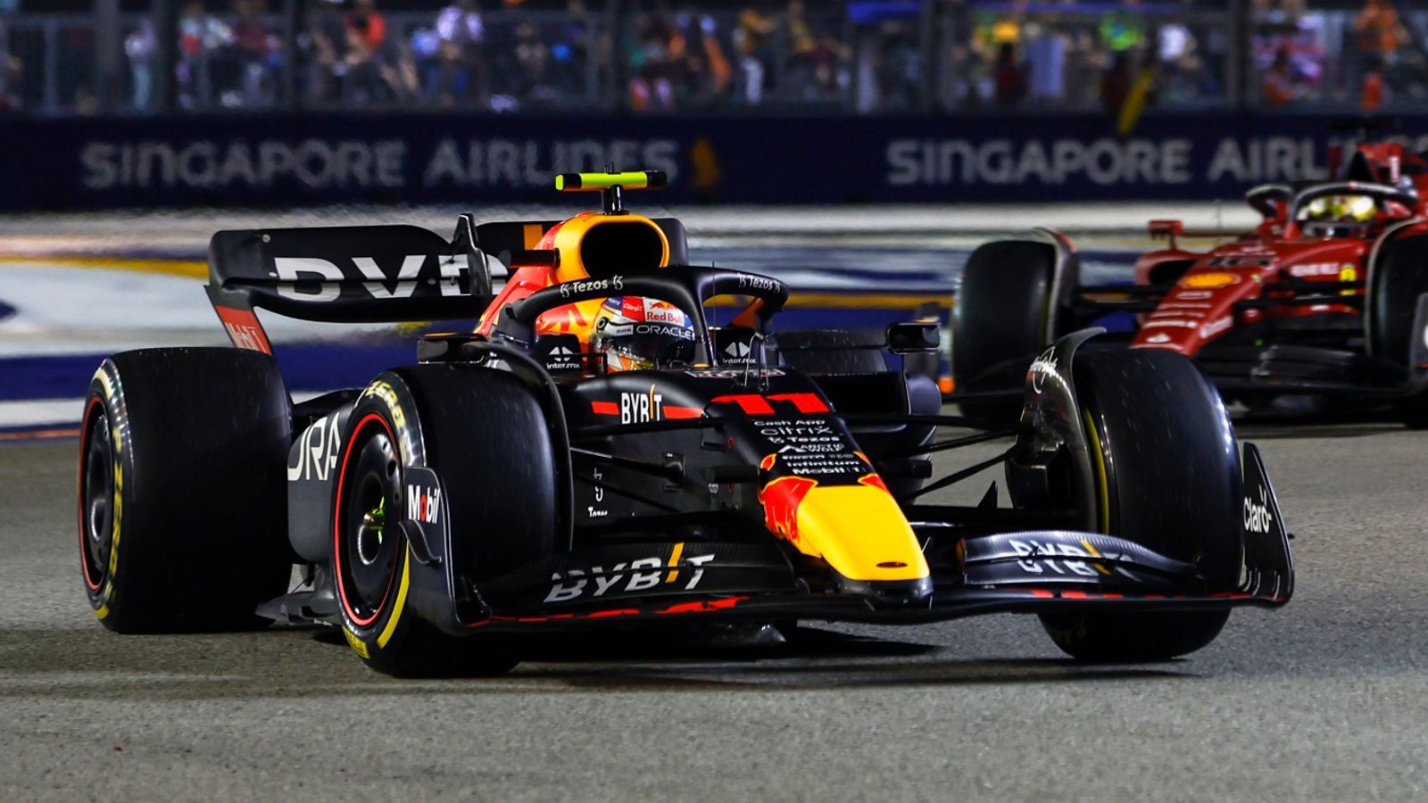 1600x900 Singapore Grand Prix: Max Verstappen fails to seal title, Sergio Perez holds off Charles Leclerc