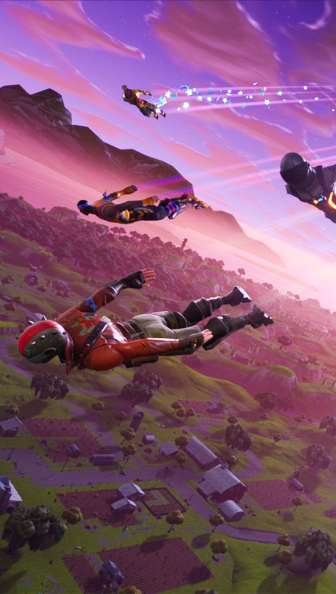 1360x2400 Deployment Fortnite Wallpaper 4K for iPhone and Mobile Phone