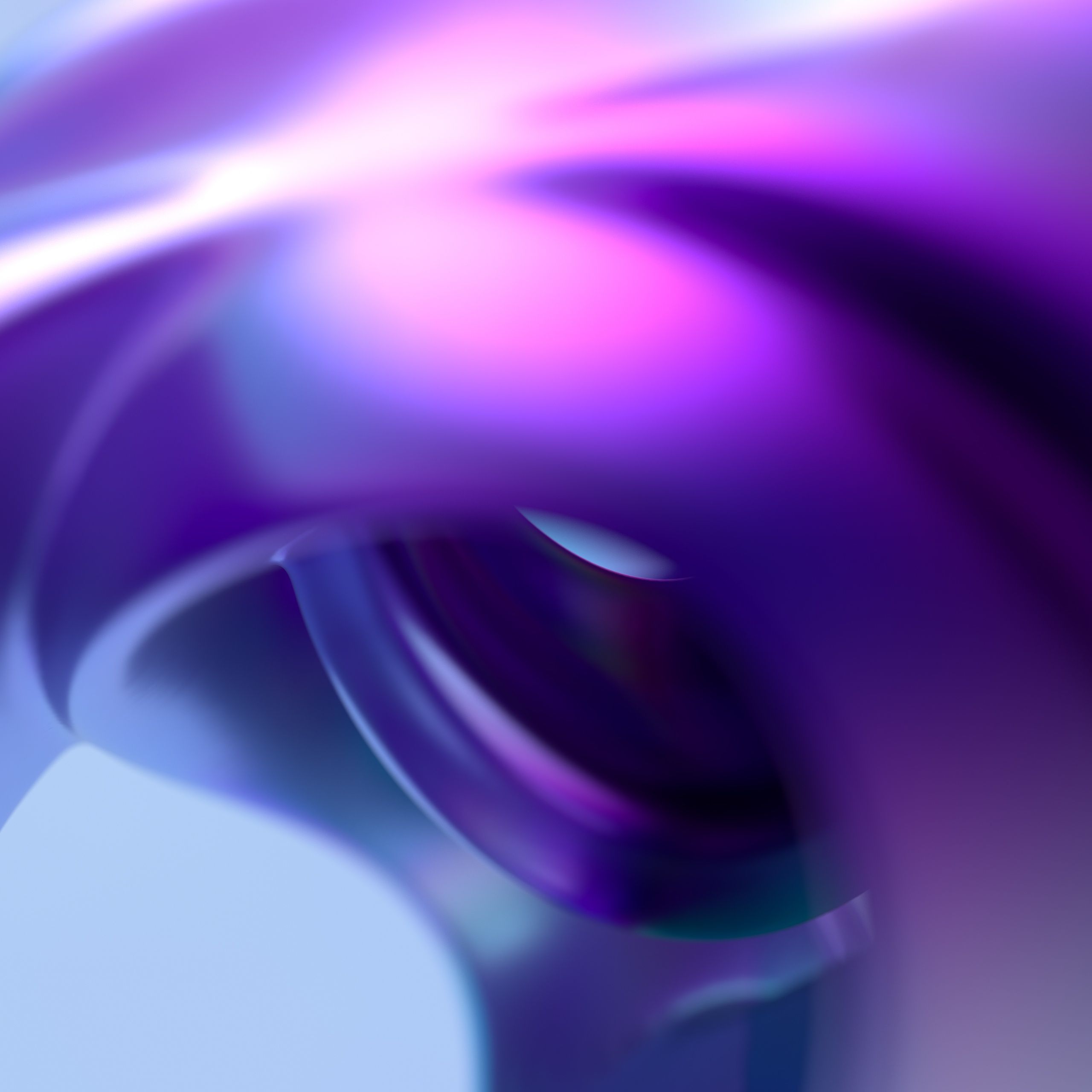 2560x2560 3D background Wallpaper 4K, Purple background