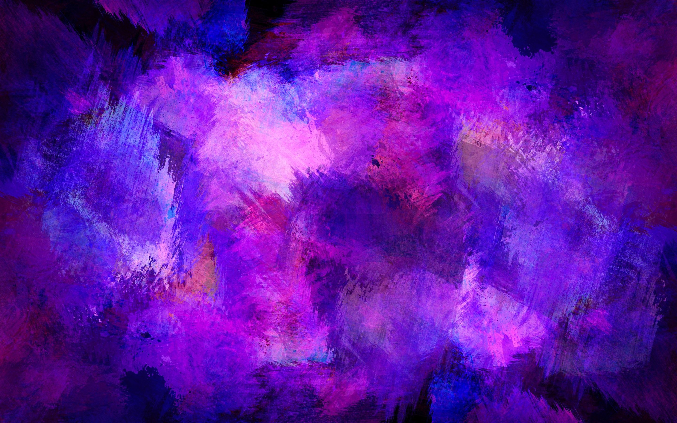 2880x1800 Wallpaper Purple paint, abstract 5120x2880 UHD 5K Picture, Image