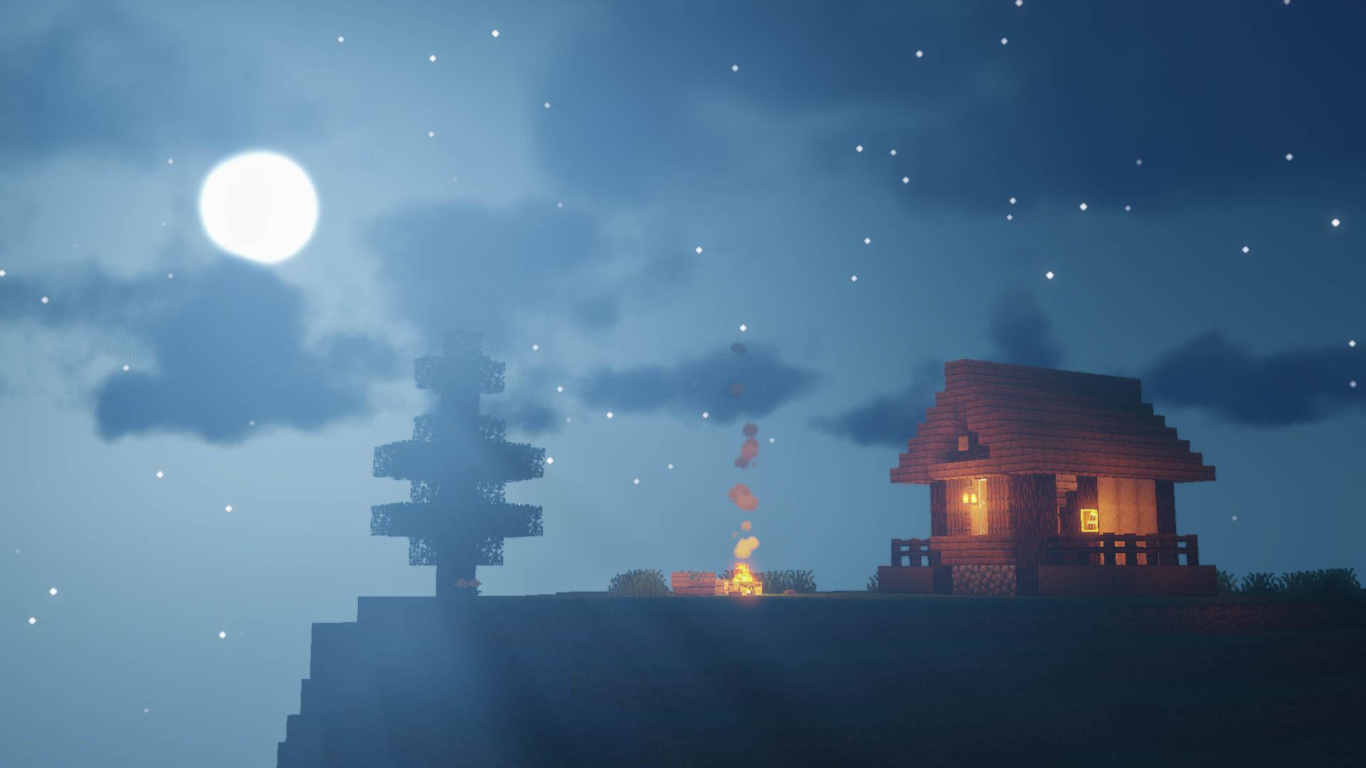 1920x1080 Minecraft on Hill at Night : YoheyTheAndroid : Free Download, Borrow, and Streaming : Internet Archive