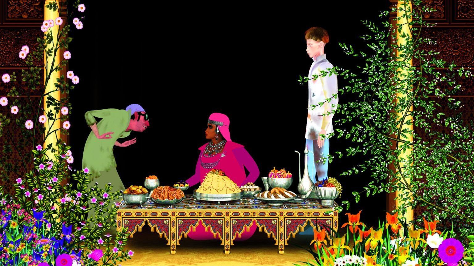 1536x864 Azur et Asmar (2006) d'écran