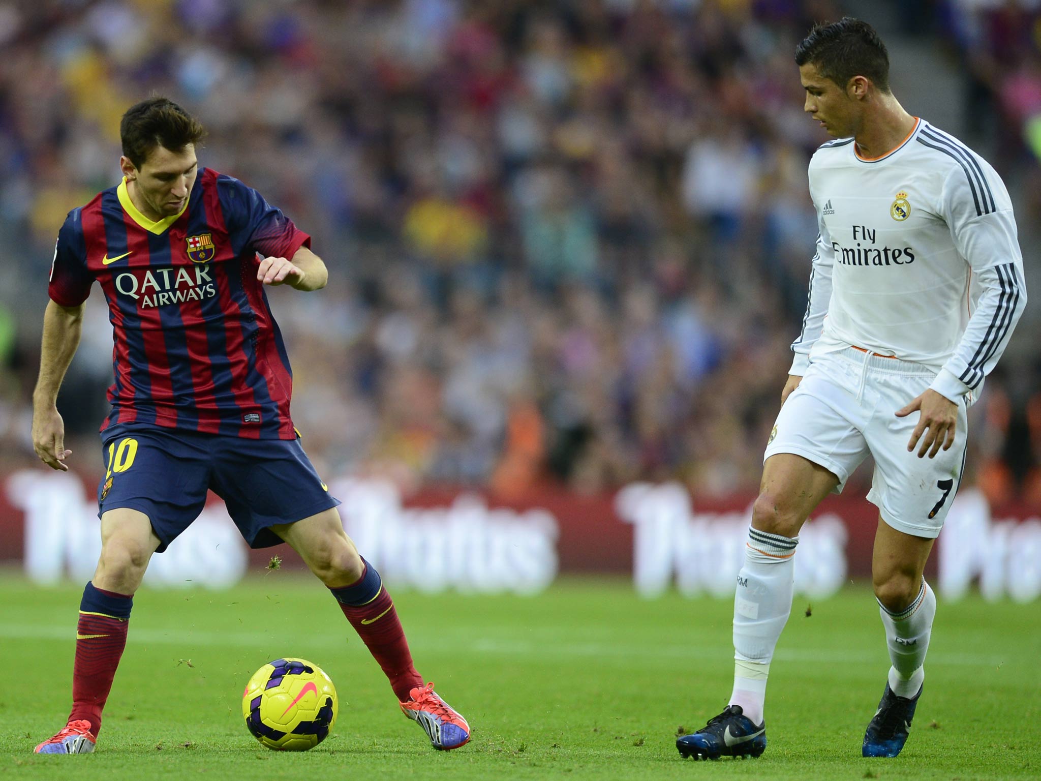 2048x1536 Real Madrid v Barcelona: Five key battles that could decide El Clasico on the Bernabeu pitch including Cristiano Ronaldo v Lionel Messi, Luka Modric v Andres Iniesta and Gareth Bale v Jordi