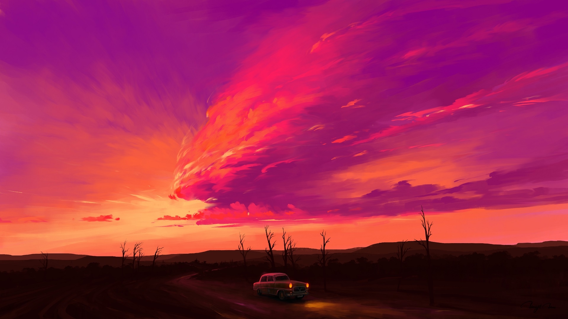1920x1080 Ride Alone Digital Wallpaper, HD Artist 4K Wallpaper, Image and Background