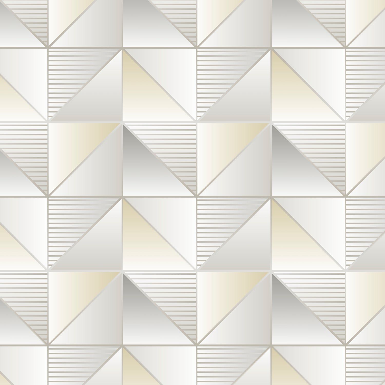 1500x1500 GX37631 Yellow Cubist Wallpaper