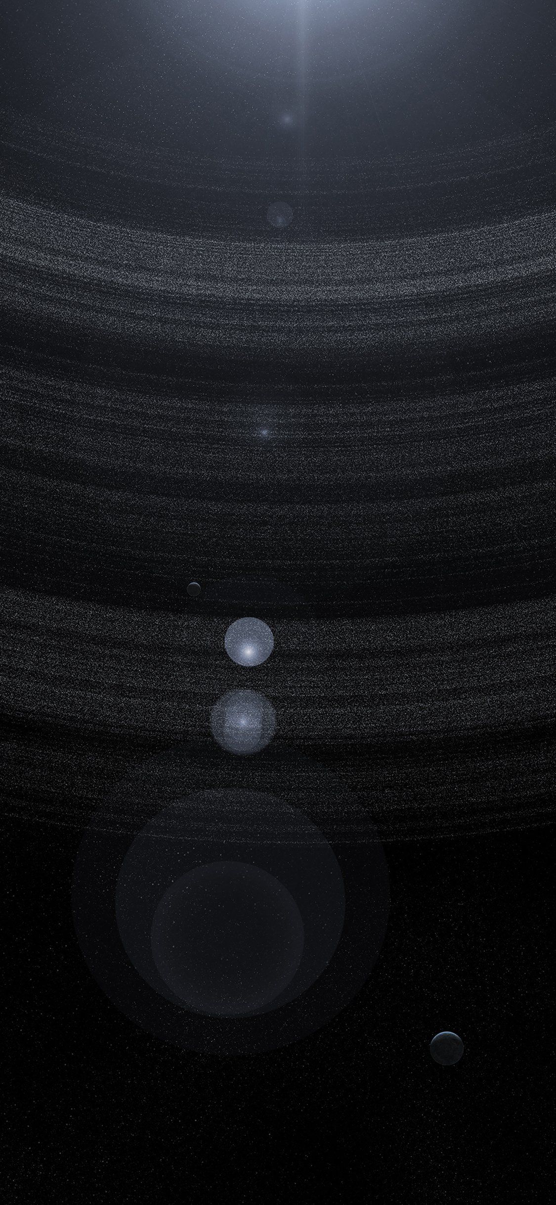 1125x2436 Space Dark Starlight Travel Pattern iPhone Wallpaper