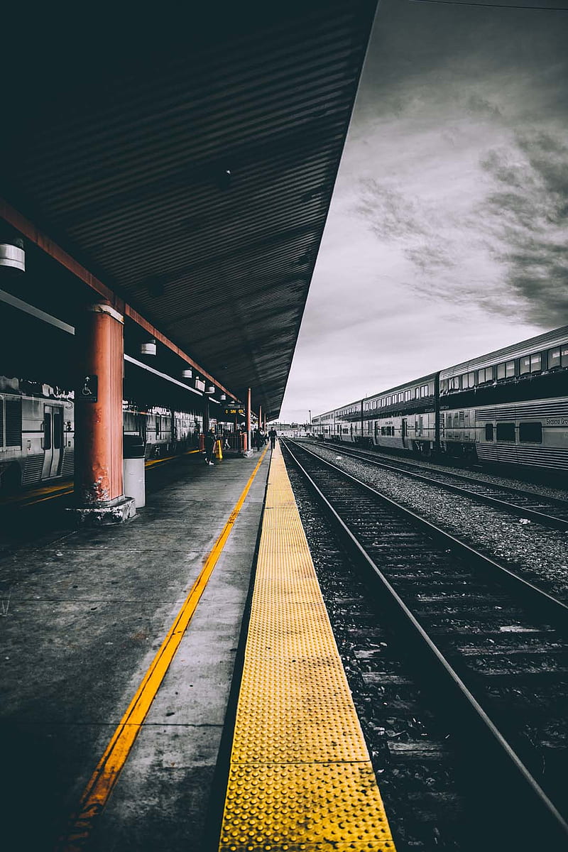 800x1200 Train Station, black, deep, life, new, new york, red, travel, yellow, HD phone wallpaper