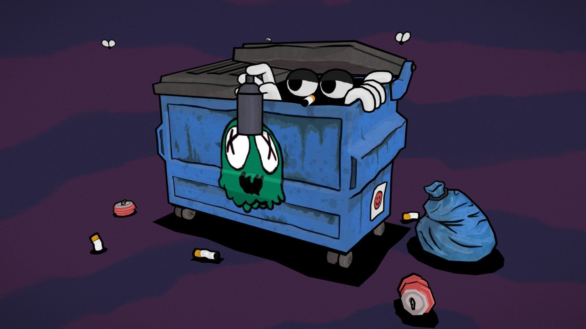 1920x1080 Sludge Life Trash Free 3D model by Oleg Bone [4d5a4c7]